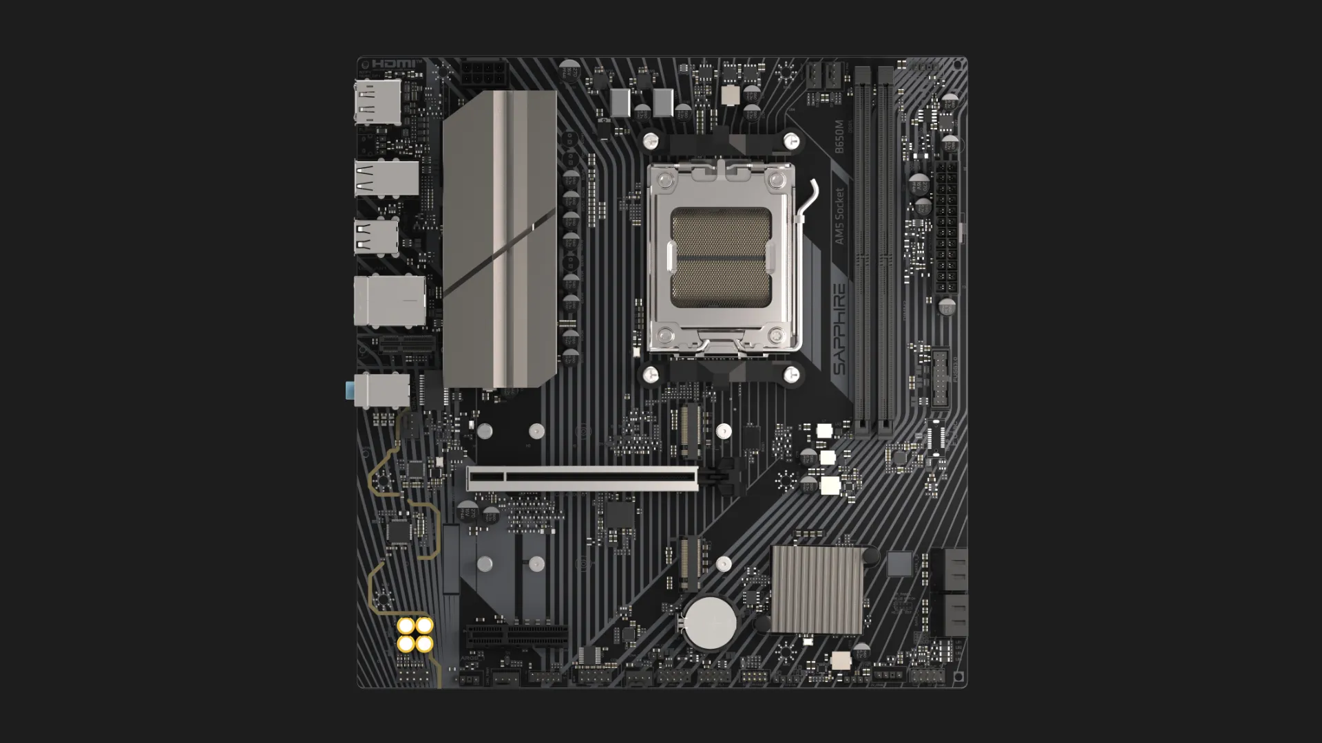 Материнська плата SAPPHIRE B650M-E (52112-04-40G)