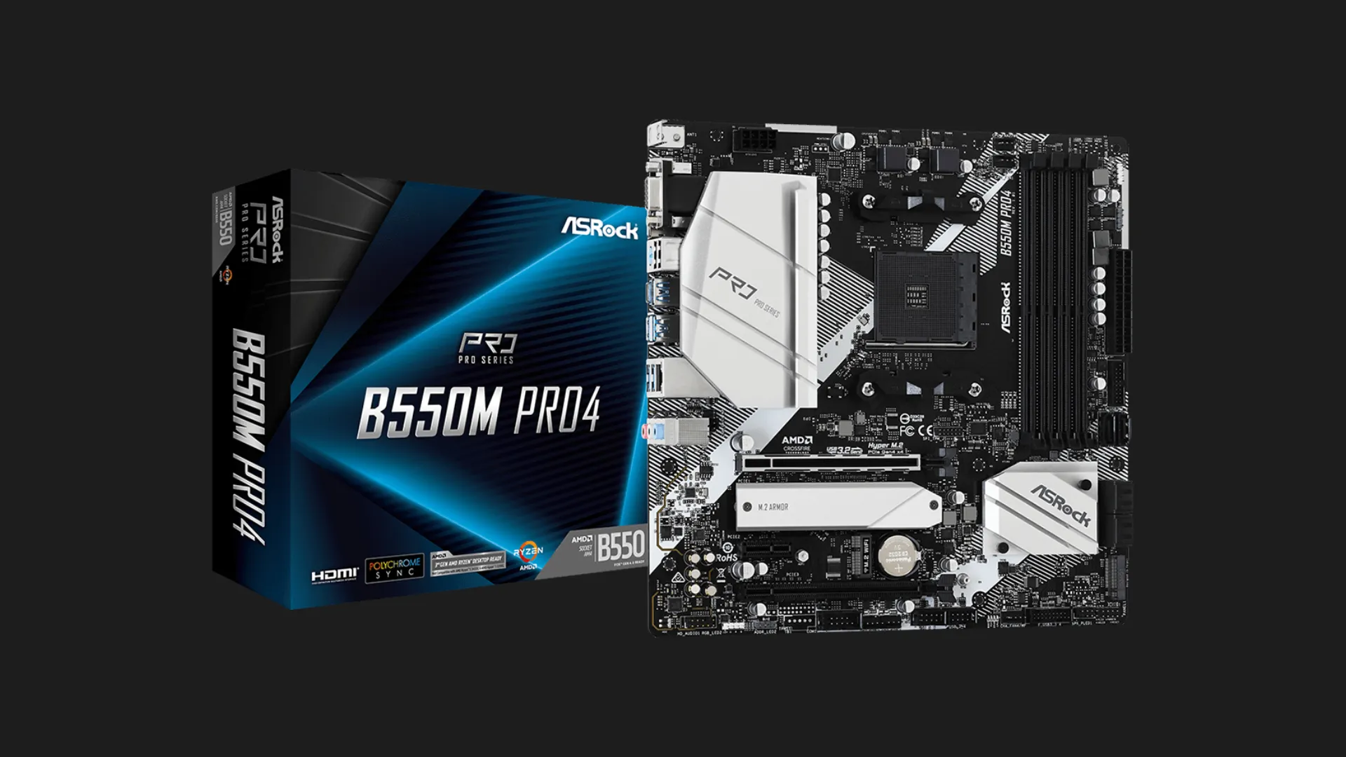 Материнська плата ASRock B550M PRO4 (B550M PRO4)