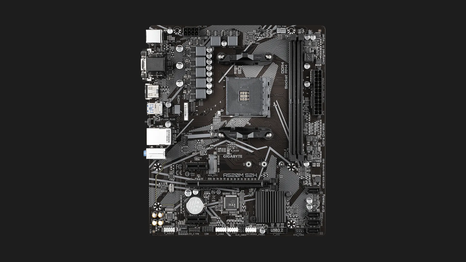 Материнська плата GIGABYTE A520M S2H (A520M S2H)