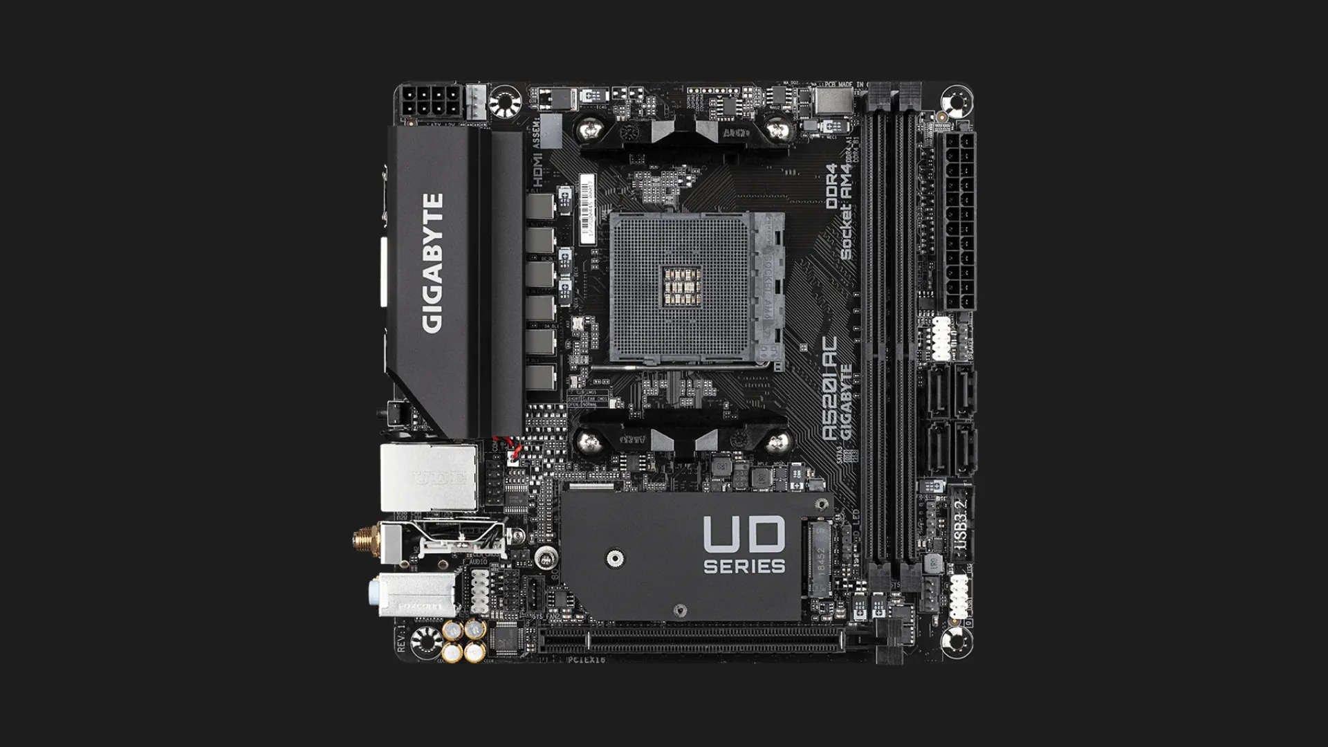 Материнська плата GIGABYTE A520I AC (A520I AC)