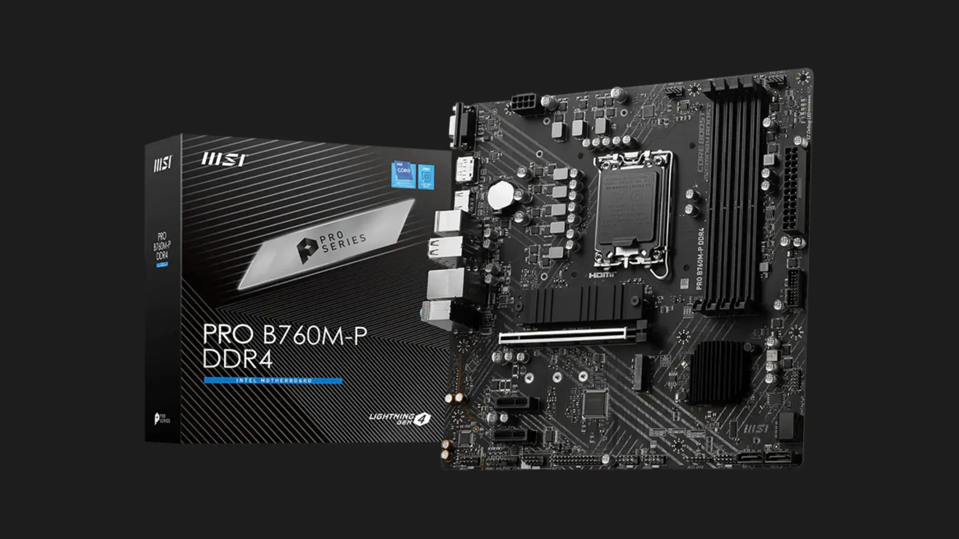 Материнська плата MSI PRO B760M-P DDR4 (PRO B760M-P DDR4)