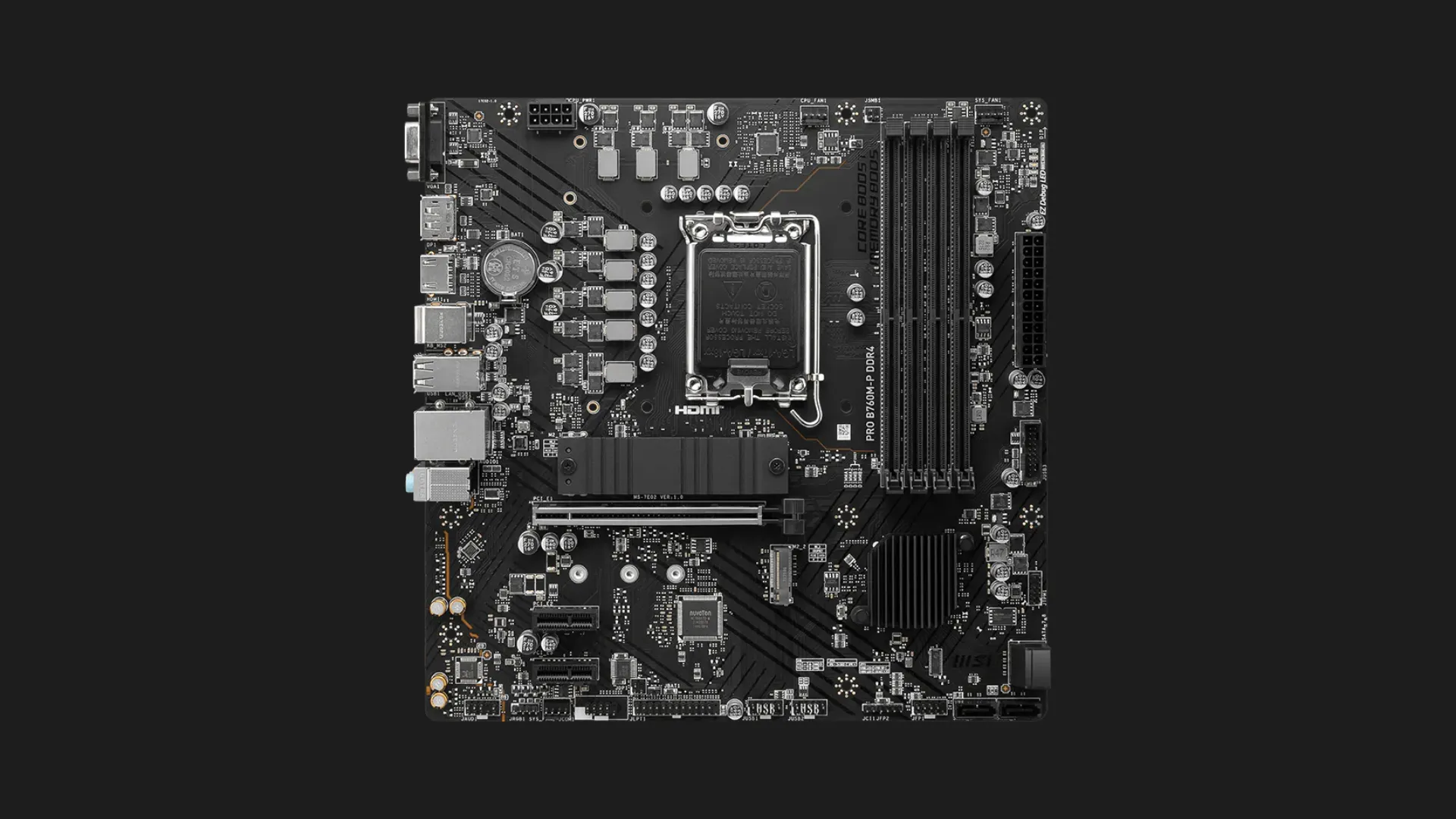 Материнська плата MSI PRO B760M-P DDR4 (PRO B760M-P DDR4)