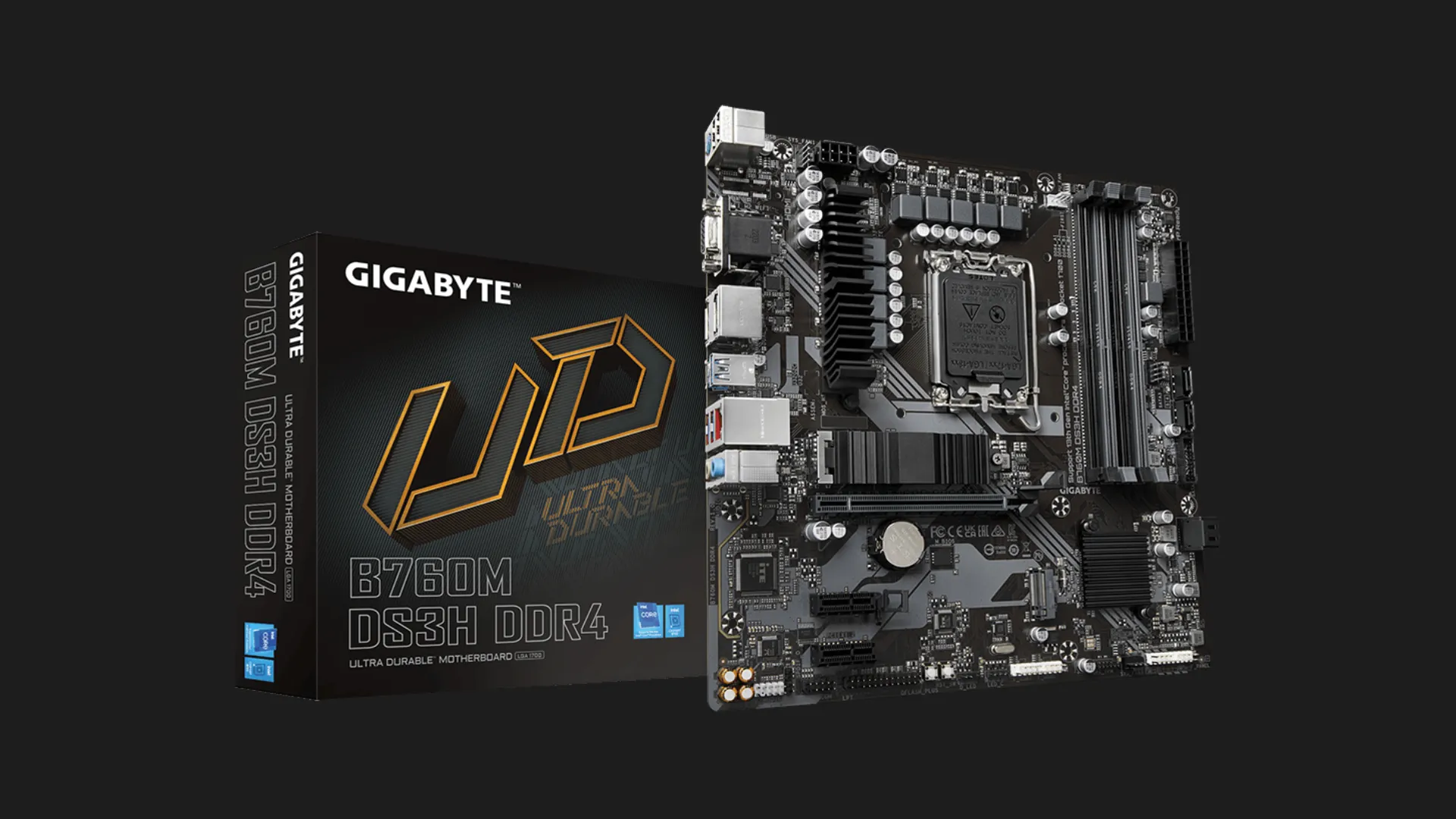 Материнская плата GIGABYTE B760M DS3H DDR4 (B760M DS3H DDR4)