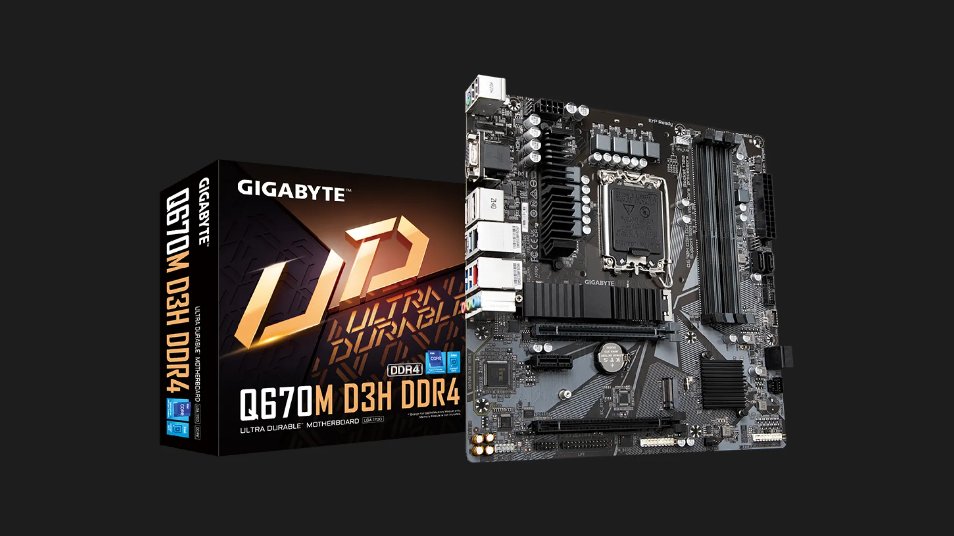 Материнська плата GIGABYTE Q670M D3H DDR4 (Q670M D3H DDR4)