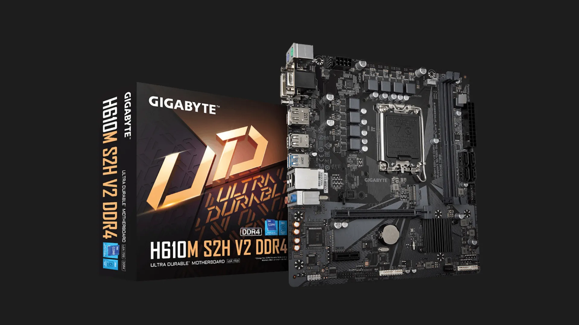 Материнская плата GIGABYTE H610M S2H V2 DDR4 (H610M S2H V2 DDR4)