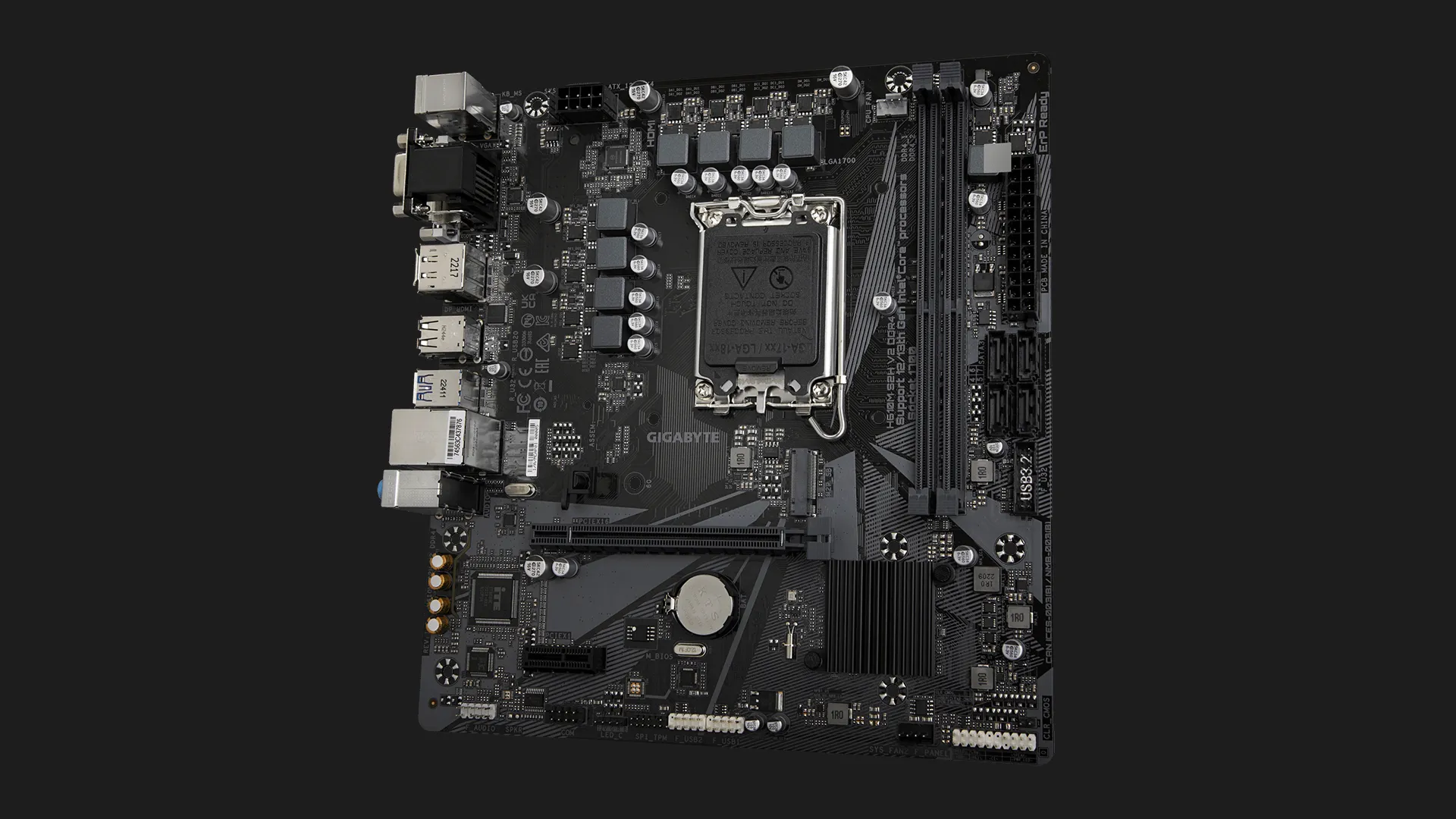 Материнская плата GIGABYTE H610M S2H V2 DDR4 (H610M S2H V2 DDR4)