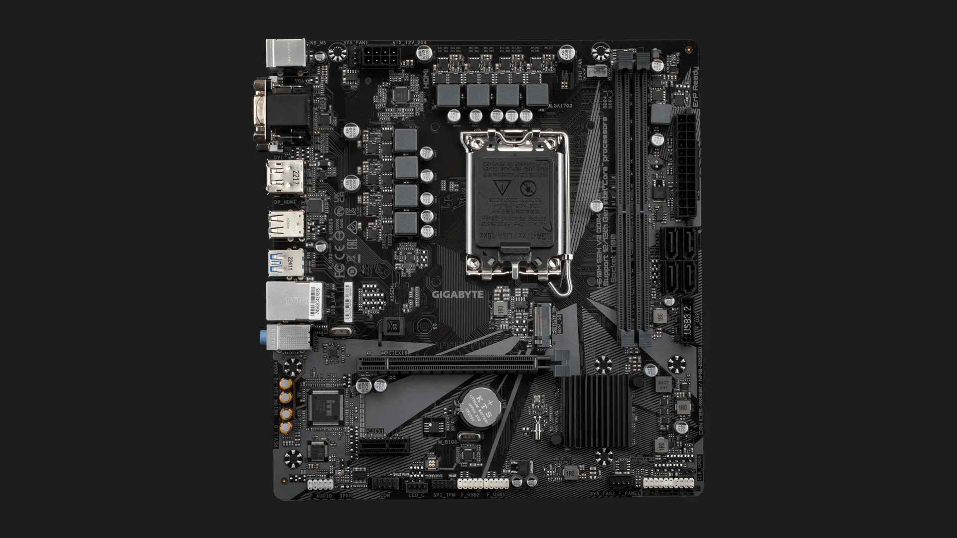 Материнская плата GIGABYTE H610M S2H V2 DDR4 (H610M S2H V2 DDR4)