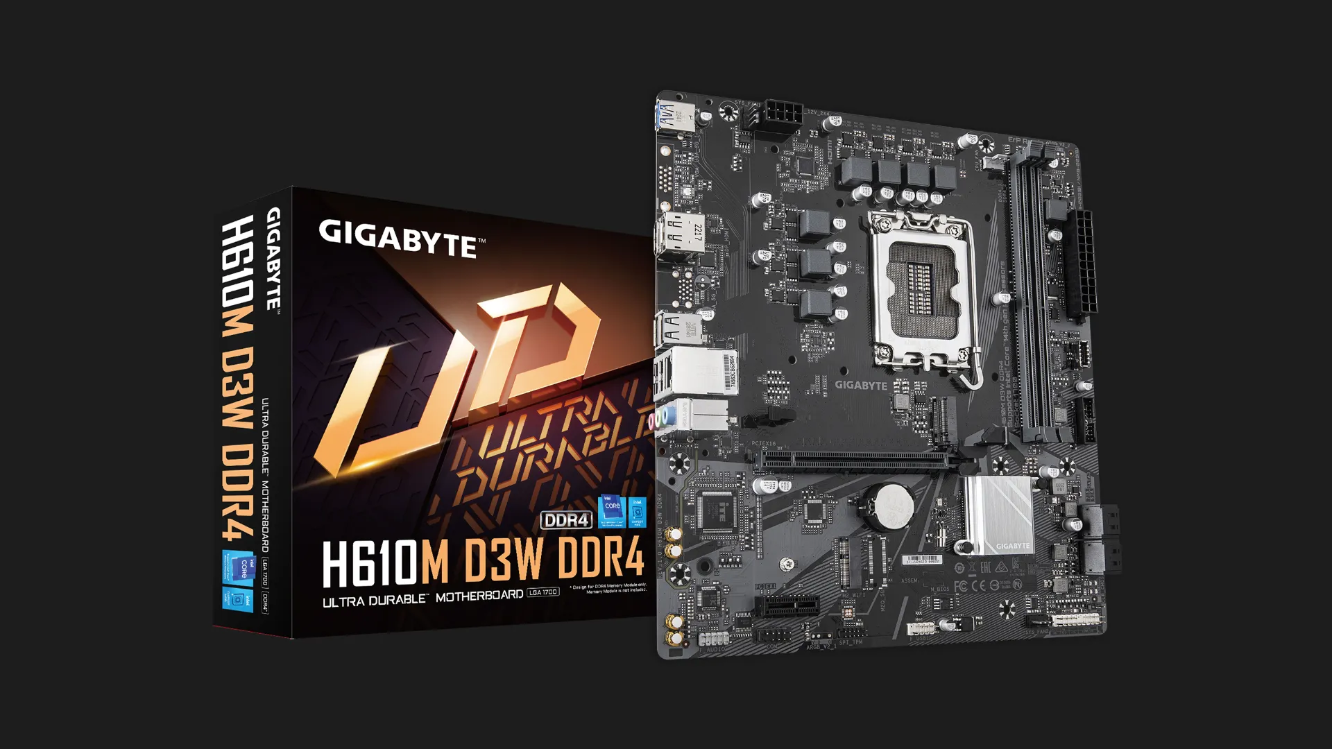 Материнская плата GIGABYTE H610M D3W DDR4 (H610M D3W DDR4)