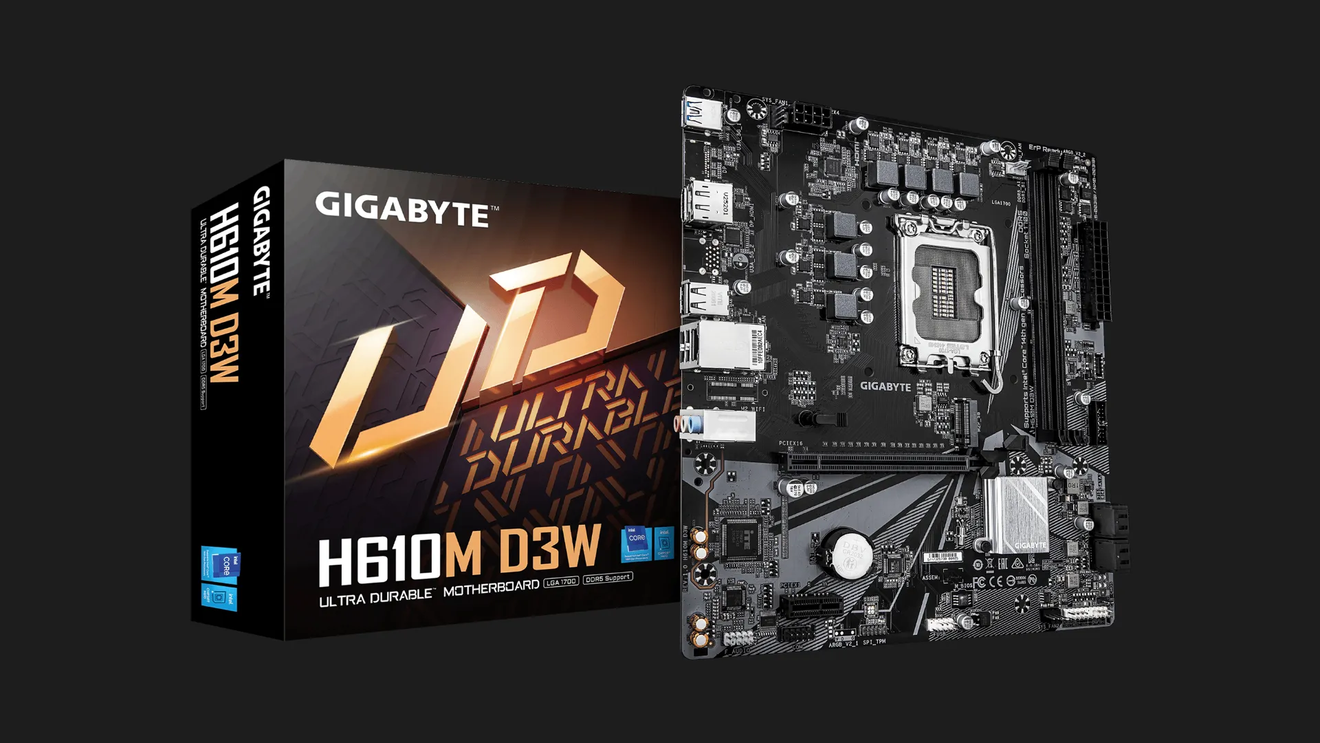 Материнская плата GIGABYTE H610M D3W (H610M D3W)
