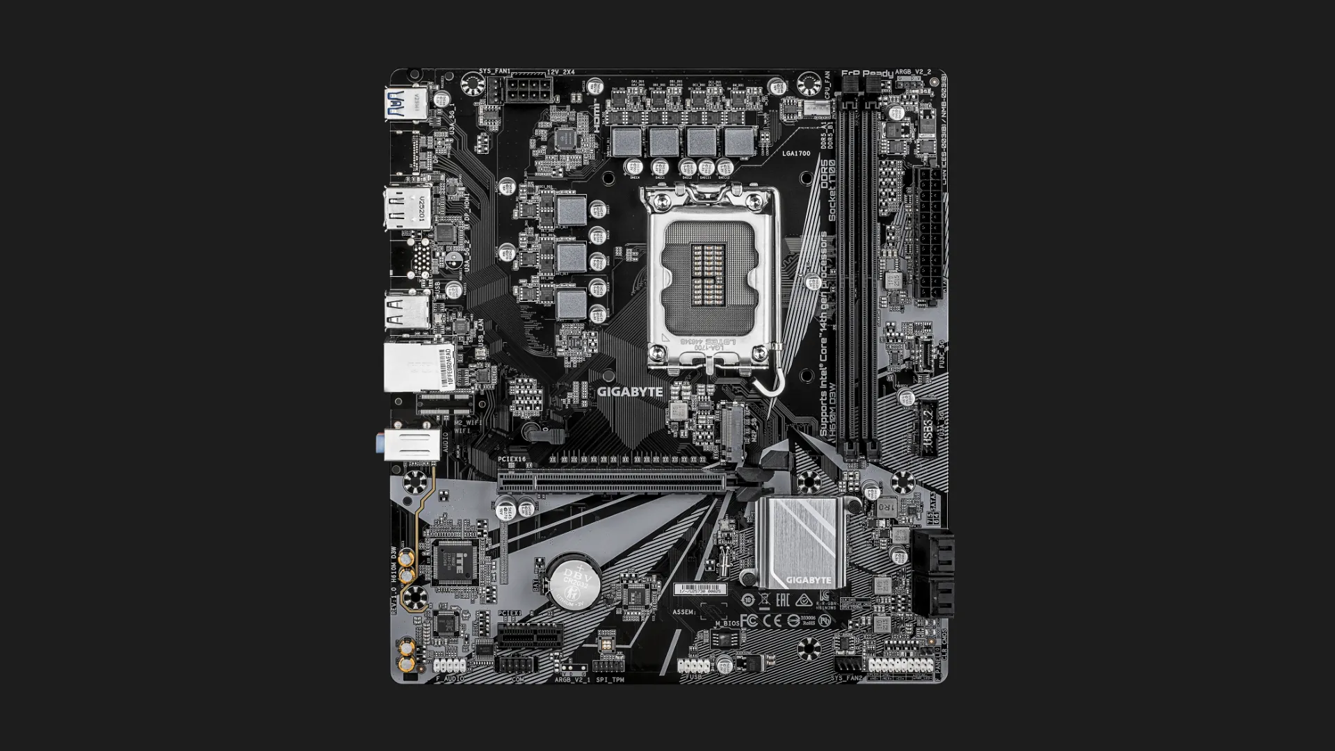Материнская плата GIGABYTE H610M D3W (H610M D3W)