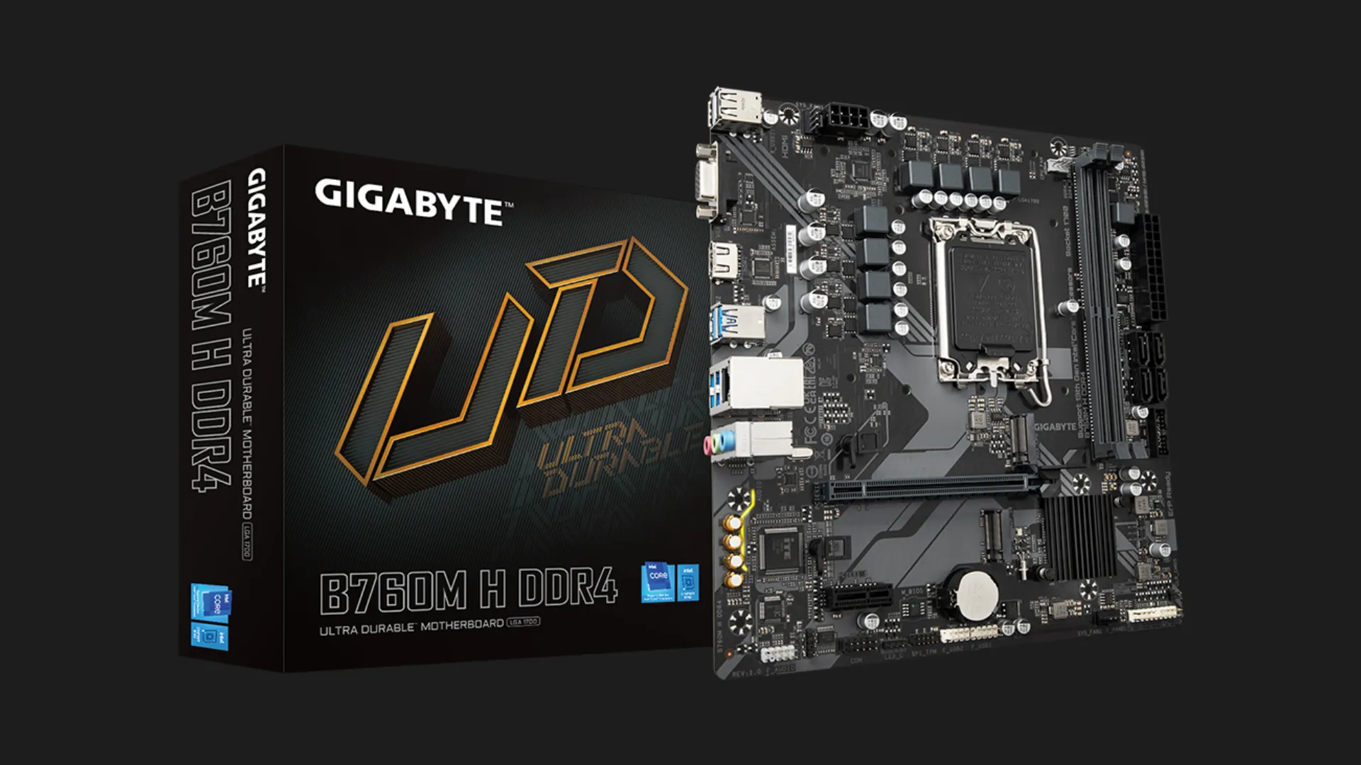 Материнская плата GIGABYTE B760M H DDR4 (B760M H DDR4)