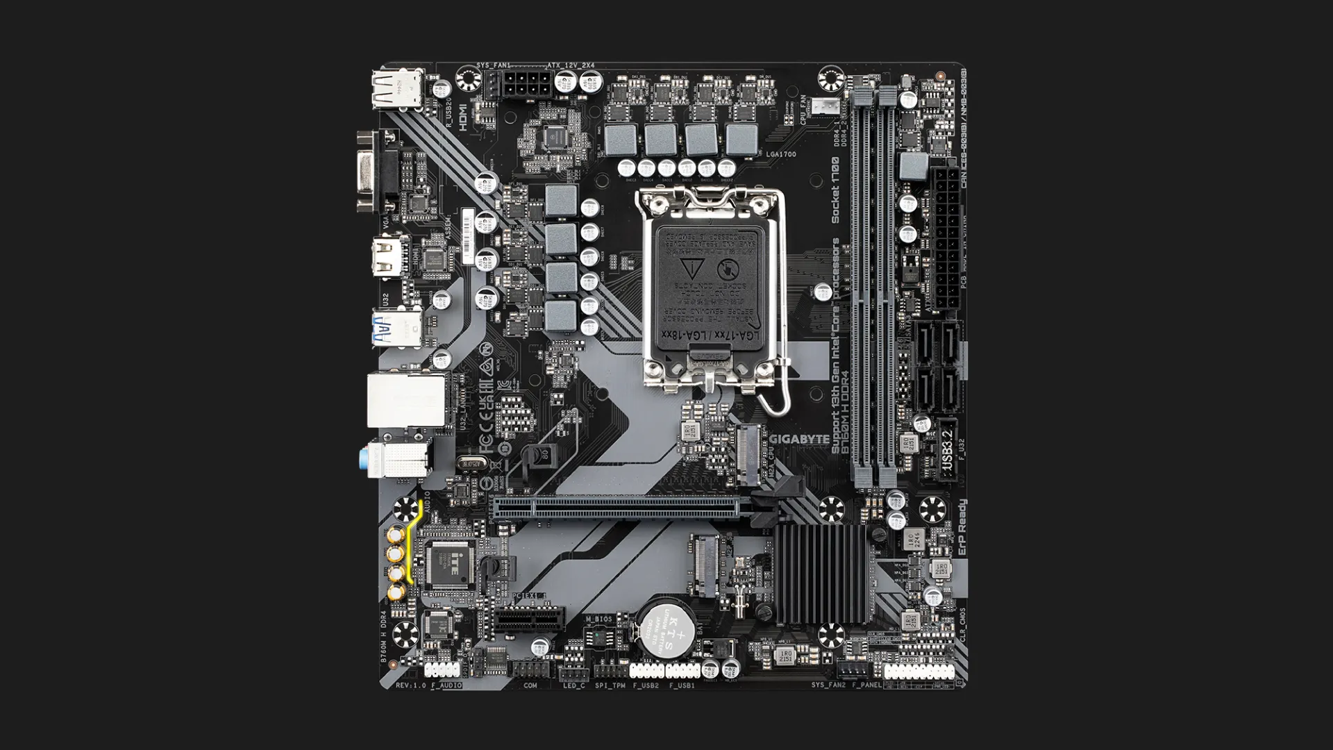 Материнская плата GIGABYTE B760M H DDR4 (B760M H DDR4)
