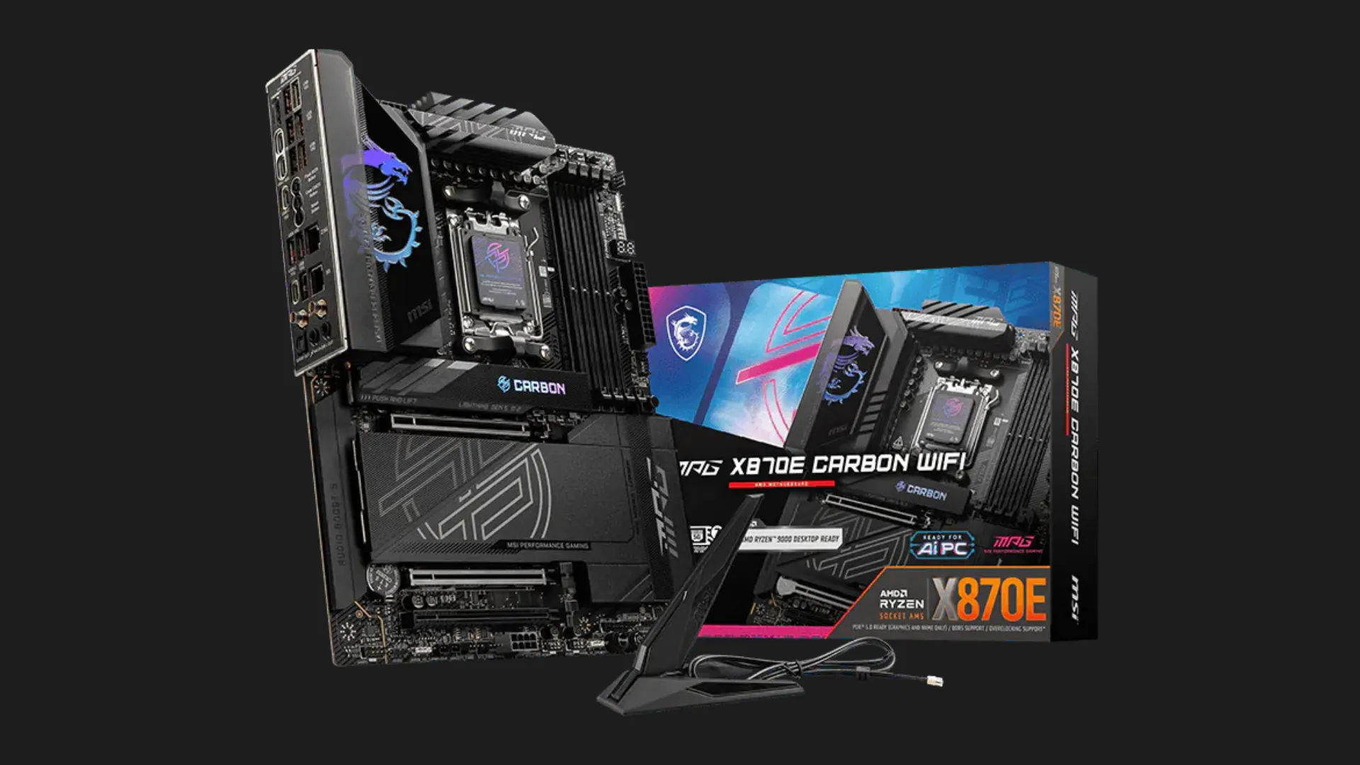 Материнська плата MSI MPG X870E CARBON WIFI (MPG X870E CARBON WIFI)