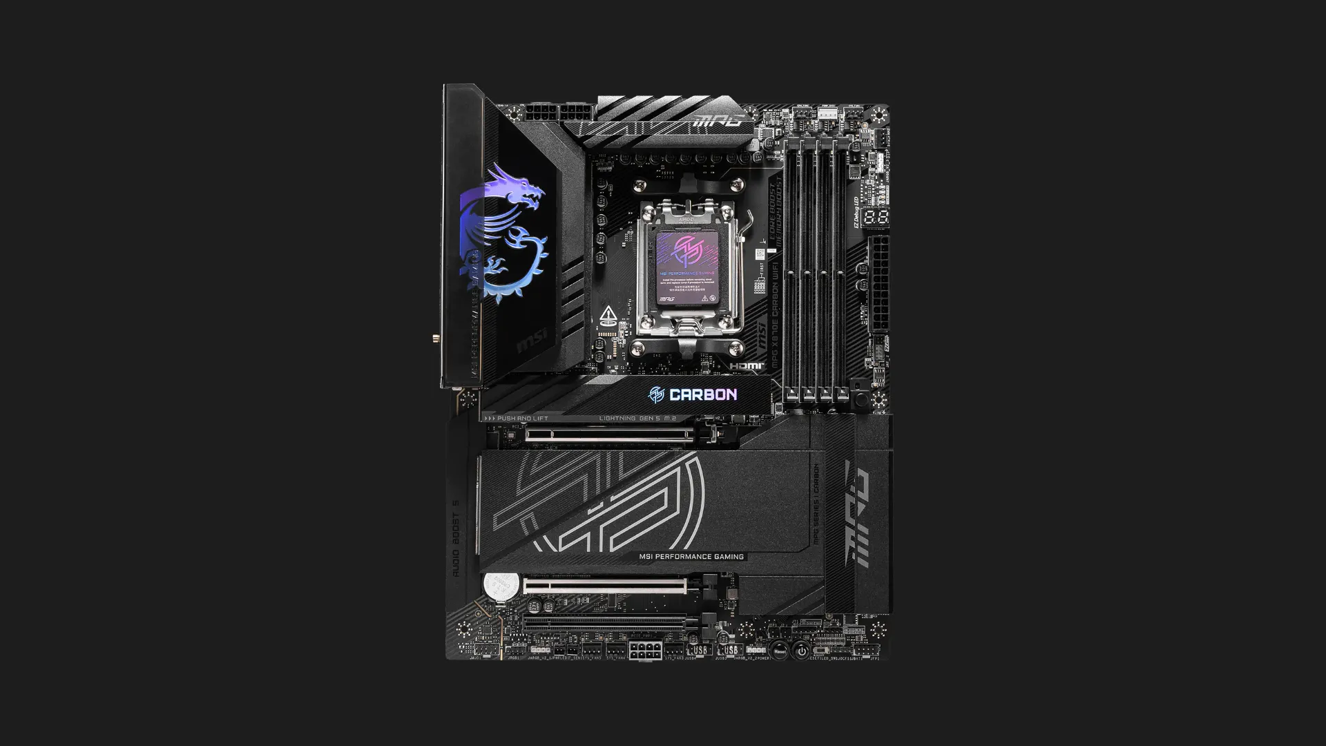 Материнська плата MSI MPG X870E CARBON WIFI (MPG X870E CARBON WIFI)