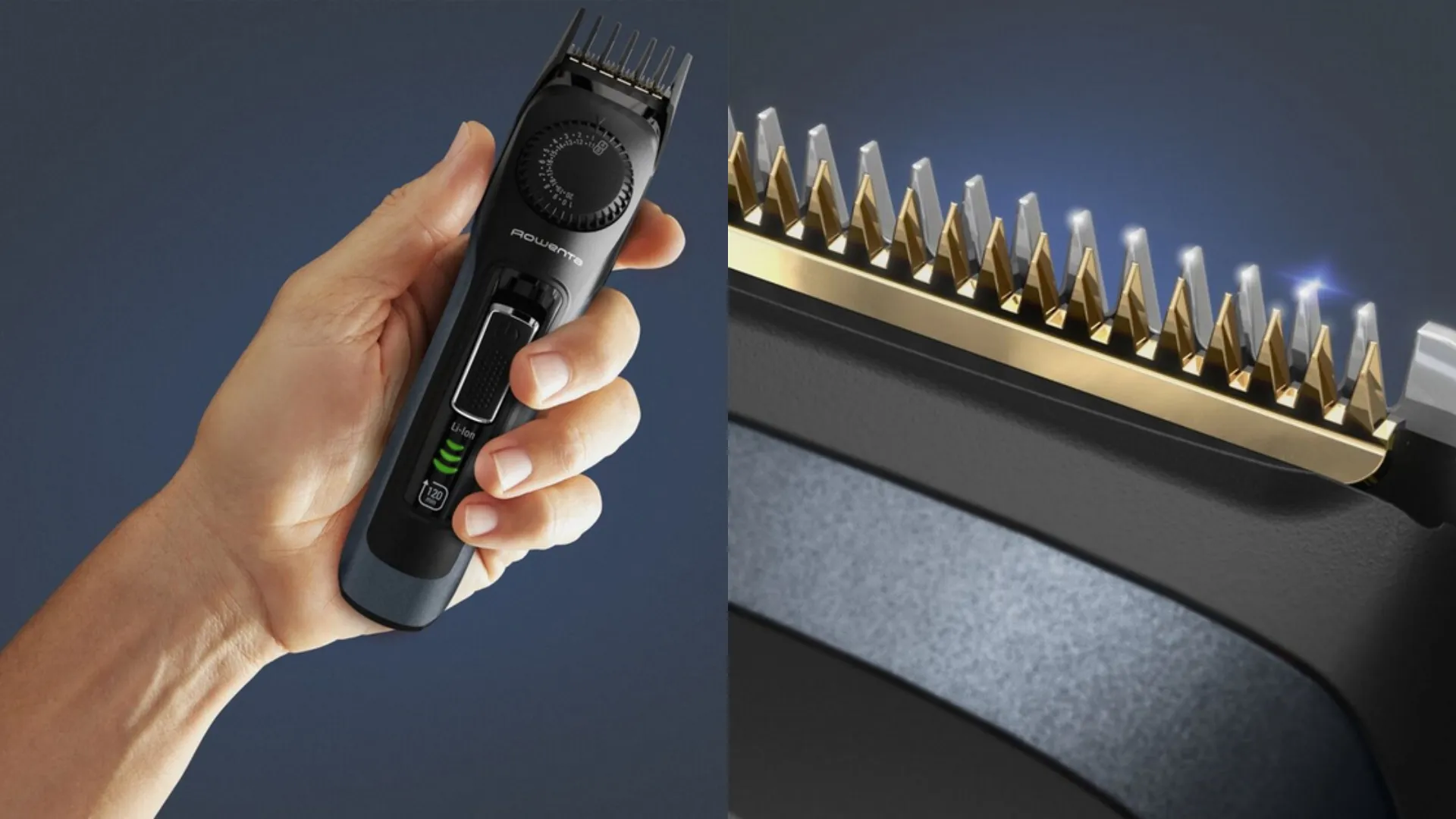 Тример Rowenta Virtuo (TN3804E0) (Black/Dark Blue)