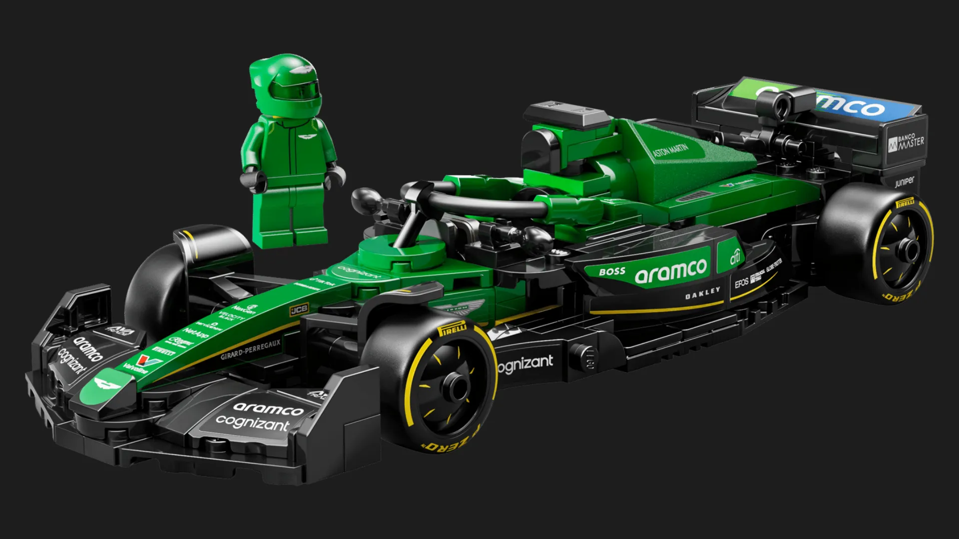 Конструктор LEGO Speed Champions Гоночный автомобиль Aston Martin Aramco F1 AMR24 (77245)