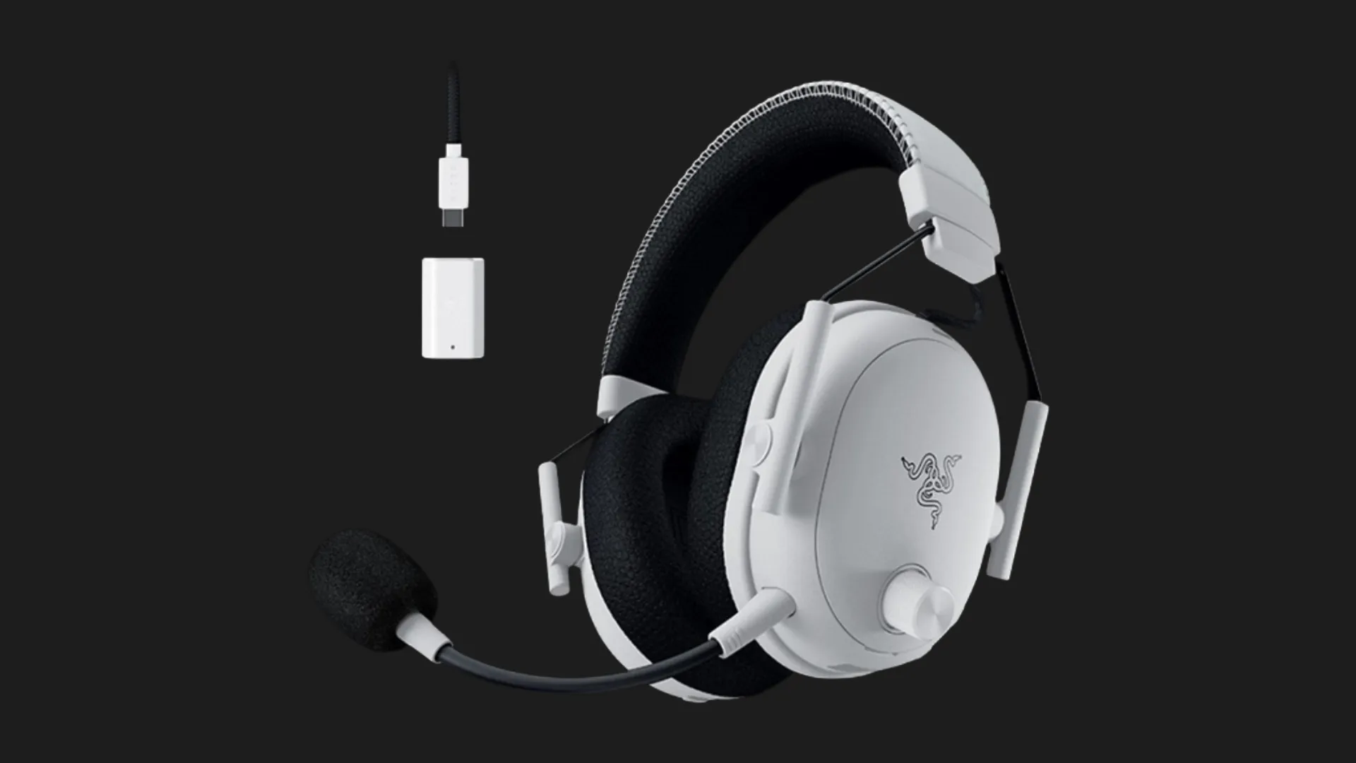 Игровая гарнитура RAZER Blackshark V3 PRO Wireless (White) (RZ04-05400200-R3M1) (UA)