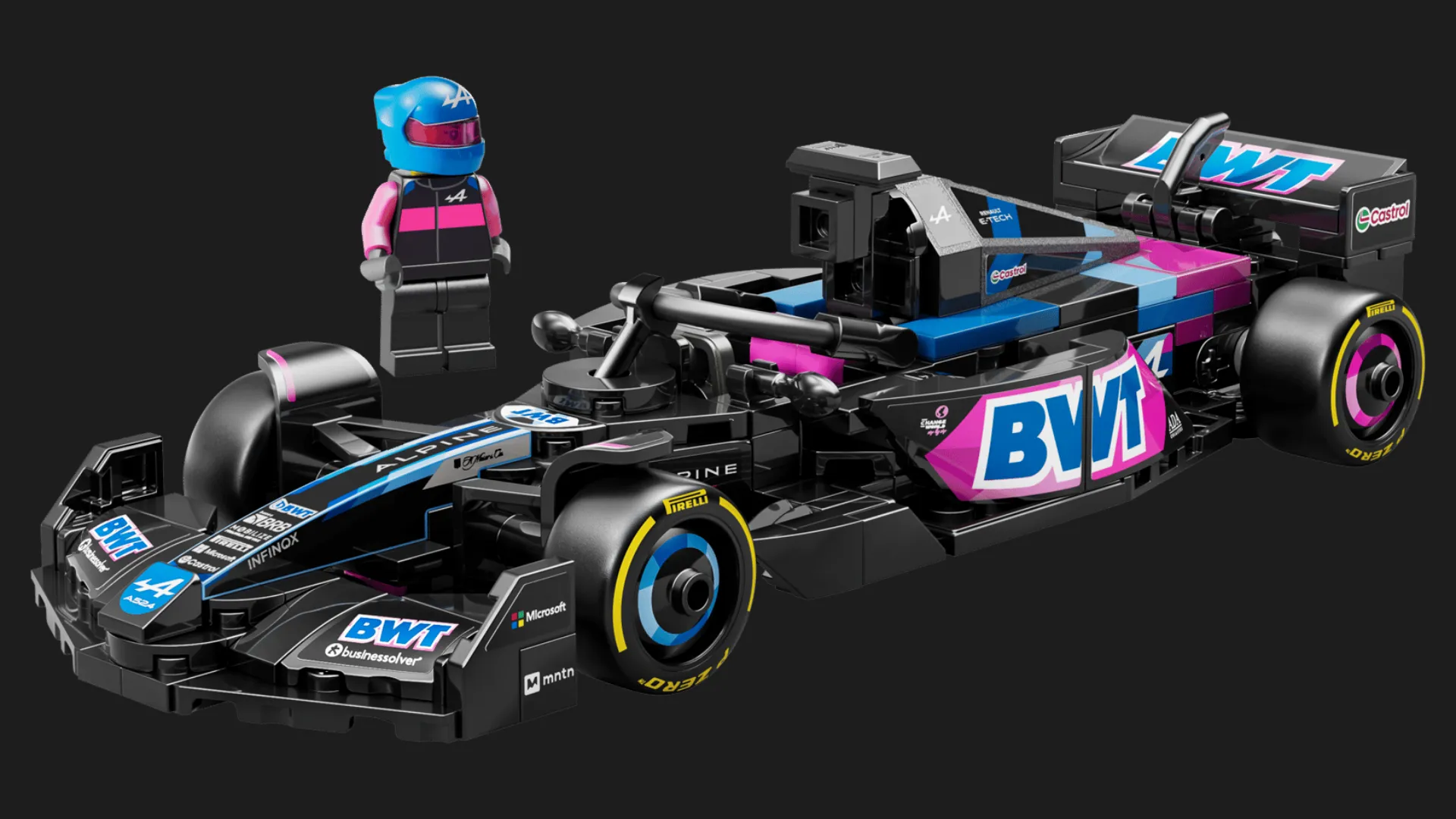 Конструктор LEGO Speed Champions Гоночный автомобиль BWT Alpine F1 Team A524 (77248)