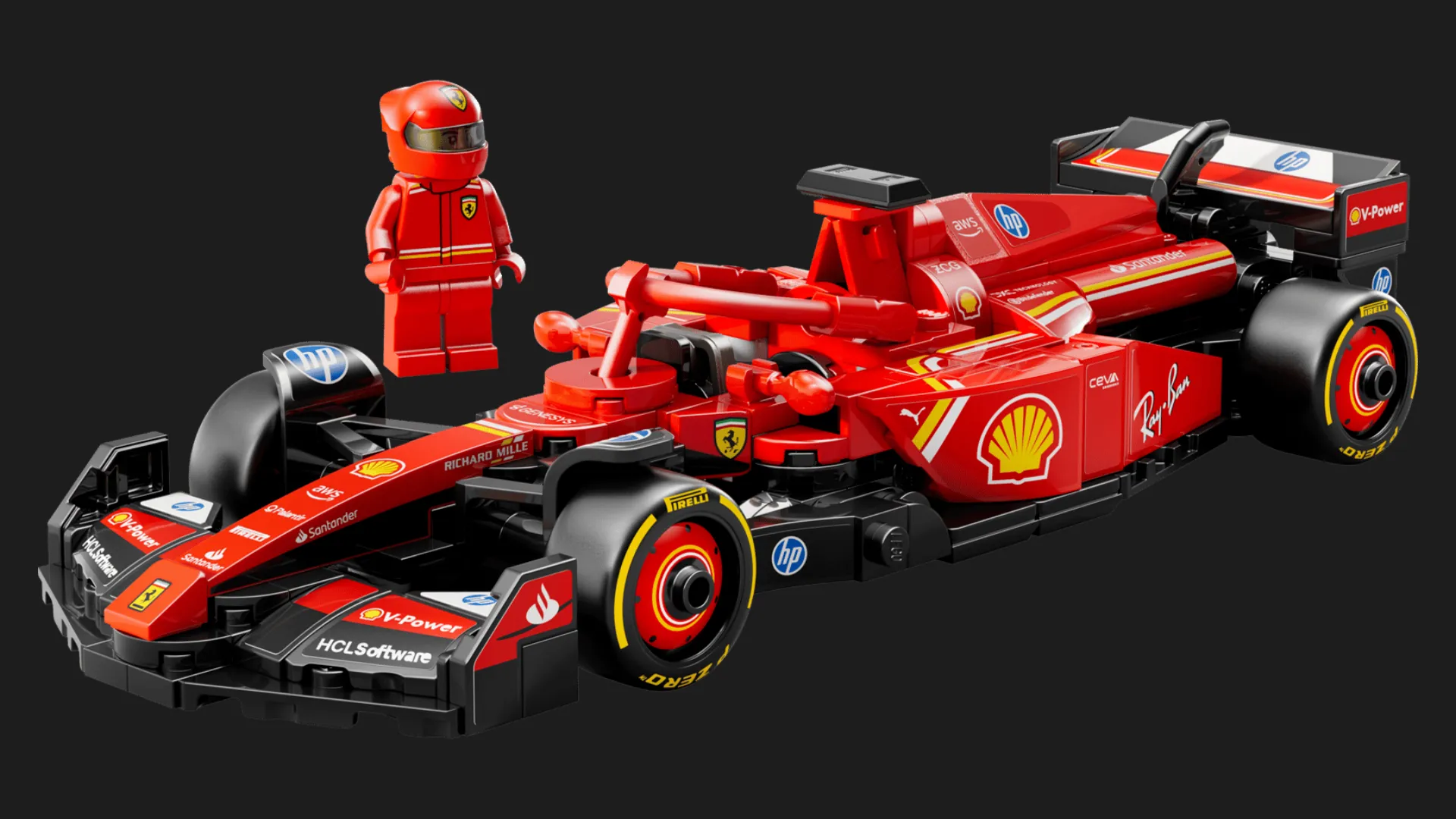Конструктор LEGO Speed Champions Гоночный автомобиль F1 Ferrari SF-24 (77242)