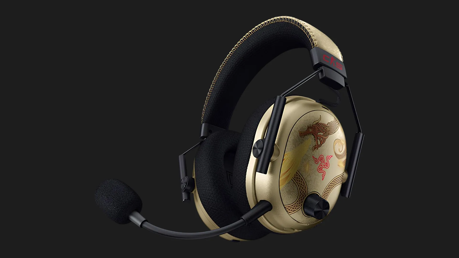 Игровая гарнитура RAZER Blackshark V3 PRO, Counter-Strike 2 Edition (Gold) (RZ04-05400800-R3M1) (UA)