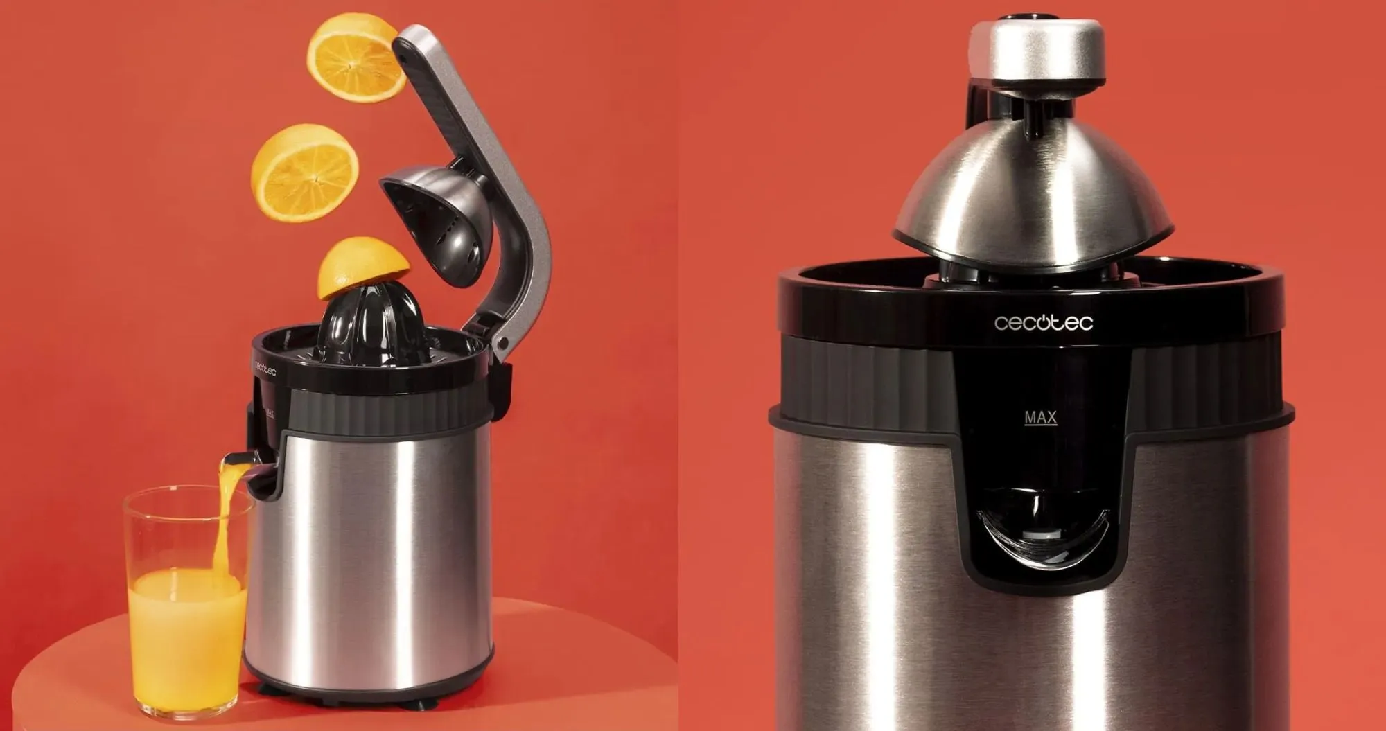 Соковыжималка Cecotec Xqueeze RetroJuice 600 Steel (CCTC-03363)