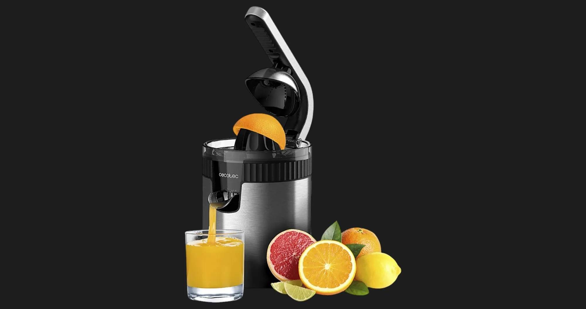 Соковыжималка Cecotec Xqueeze RetroJuice 600 Steel (CCTC-03363)