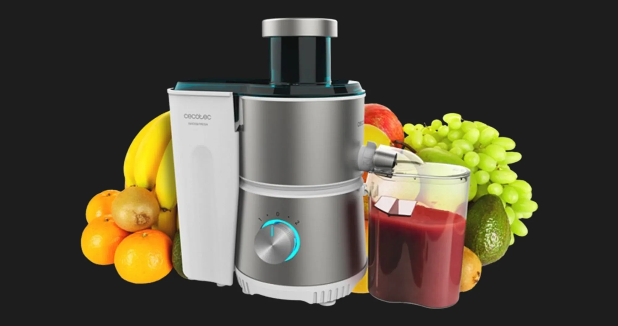 Соковыжималка Cecotec Juice &amp; Fresh 400 (Titan White) (CCTC-04154)