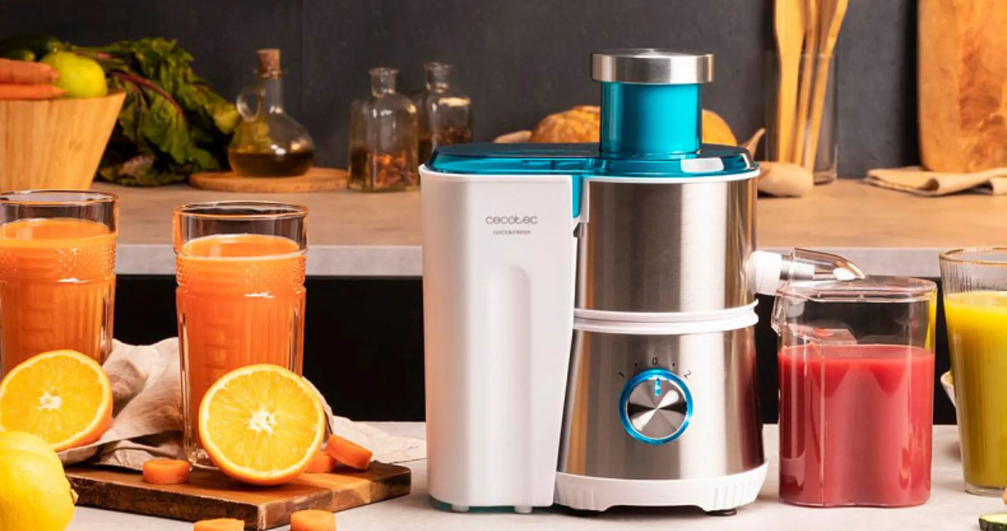 Соковыжималка Cecotec Juice &amp; Fresh 400 (Titan White) (CCTC-04154)