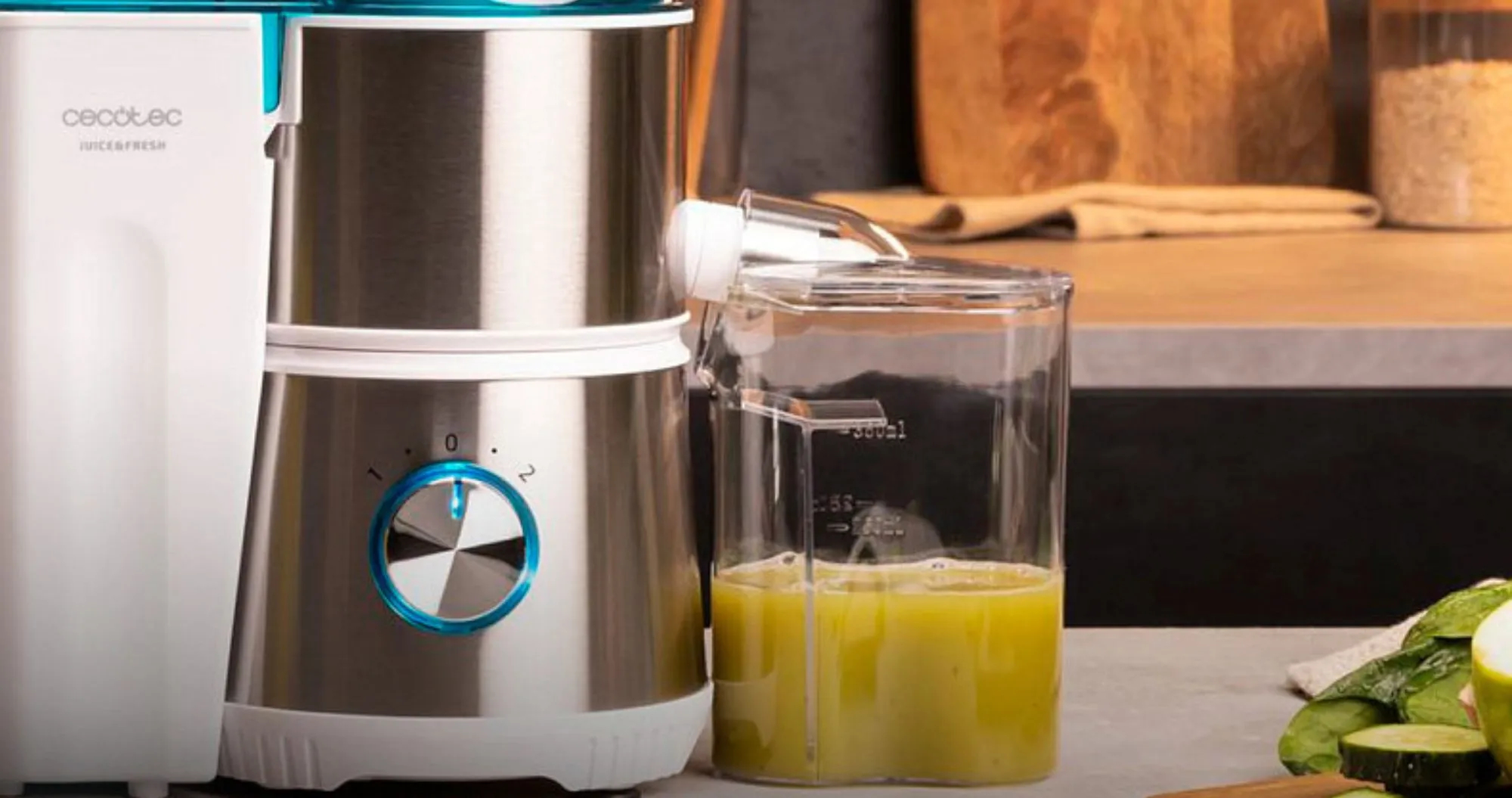 Соковыжималка Cecotec Juice &amp; Fresh 400 (Titan White) (CCTC-04154)