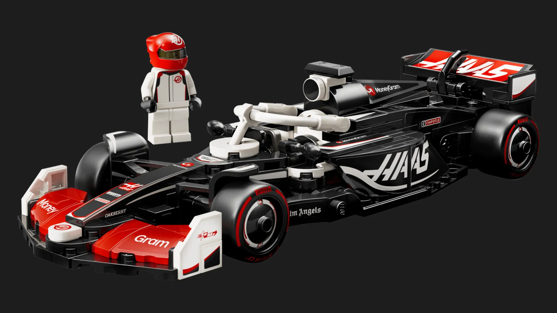 Конструктор LEGO Speed ​​Champions Гоночный автомобиль MoneyGram Haas F1 Team VF-24 (77250)