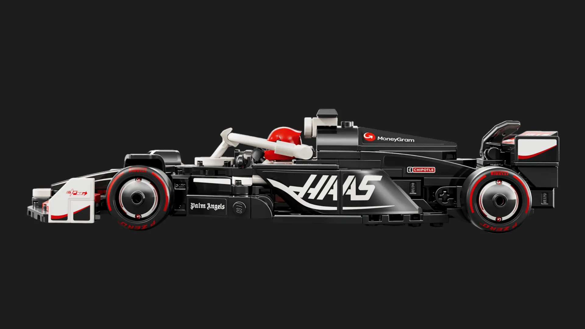 Конструктор LEGO Speed ​​Champions Гоночный автомобиль MoneyGram Haas F1 Team VF-24 (77250)