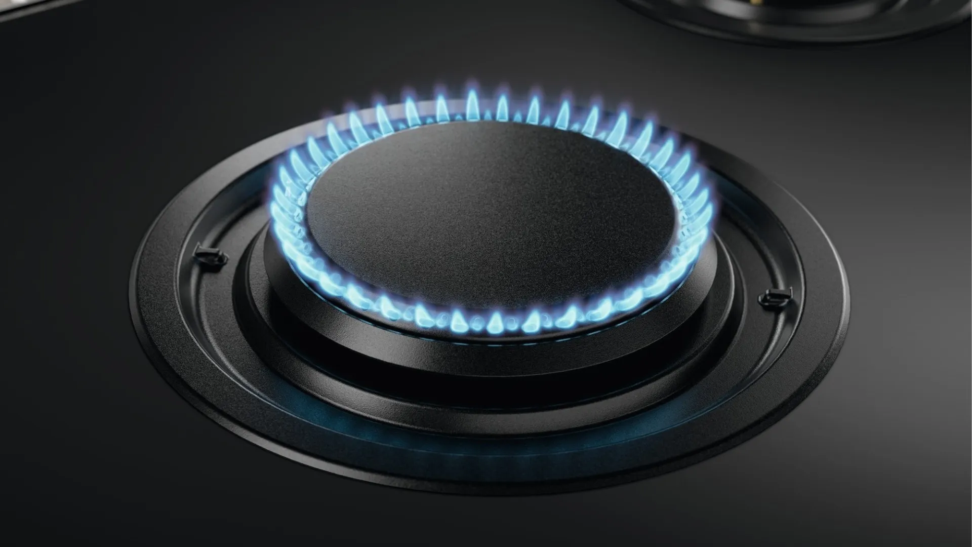Варильна поверхня Electrolux газова на склі, 60см, чавун, Hob2Hood (KGG643753K) (Black)