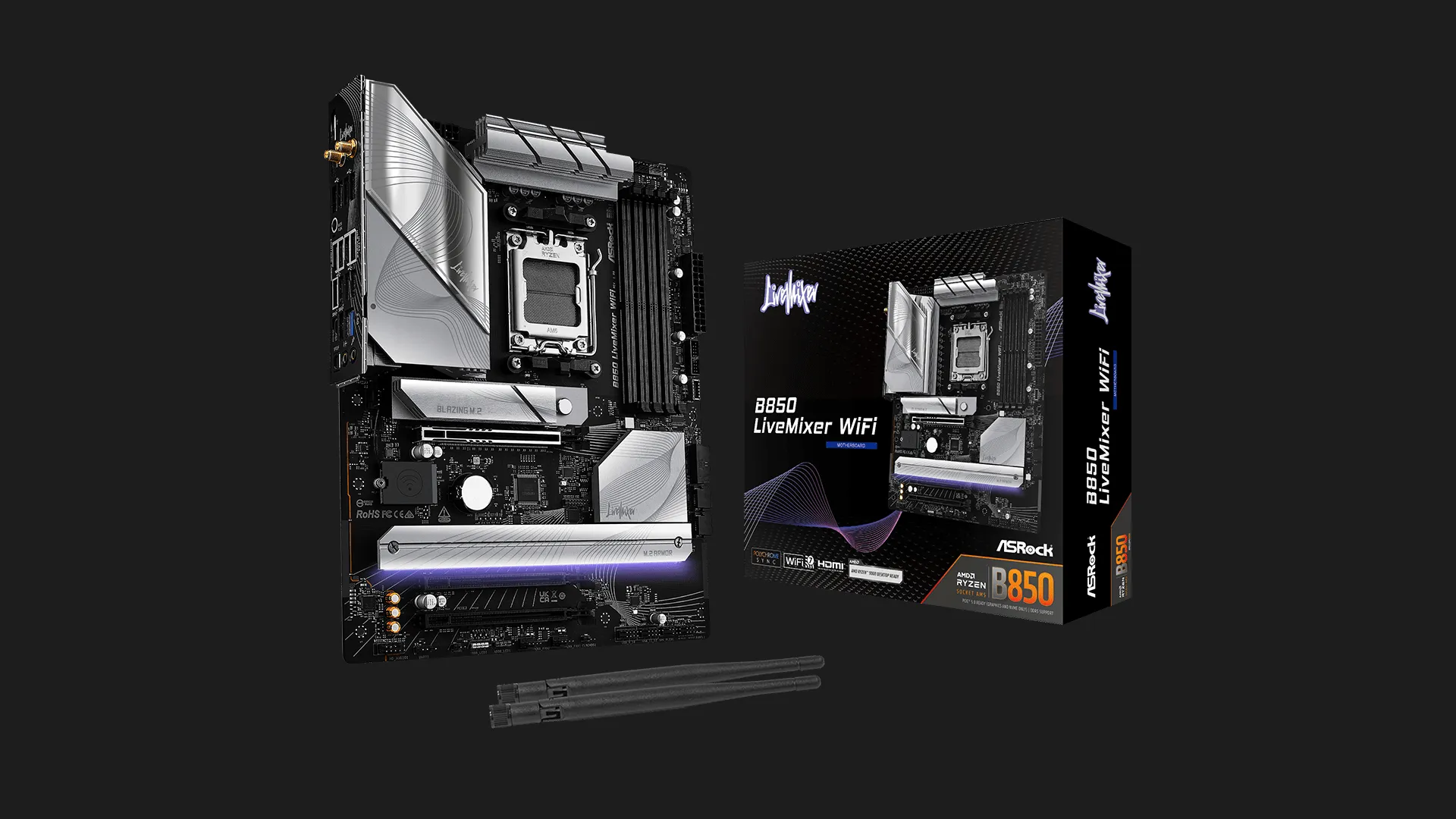 Материнська плата ASRock B850 LIVEMIXER WIFI (B850 LIVEMIXER WIFI)