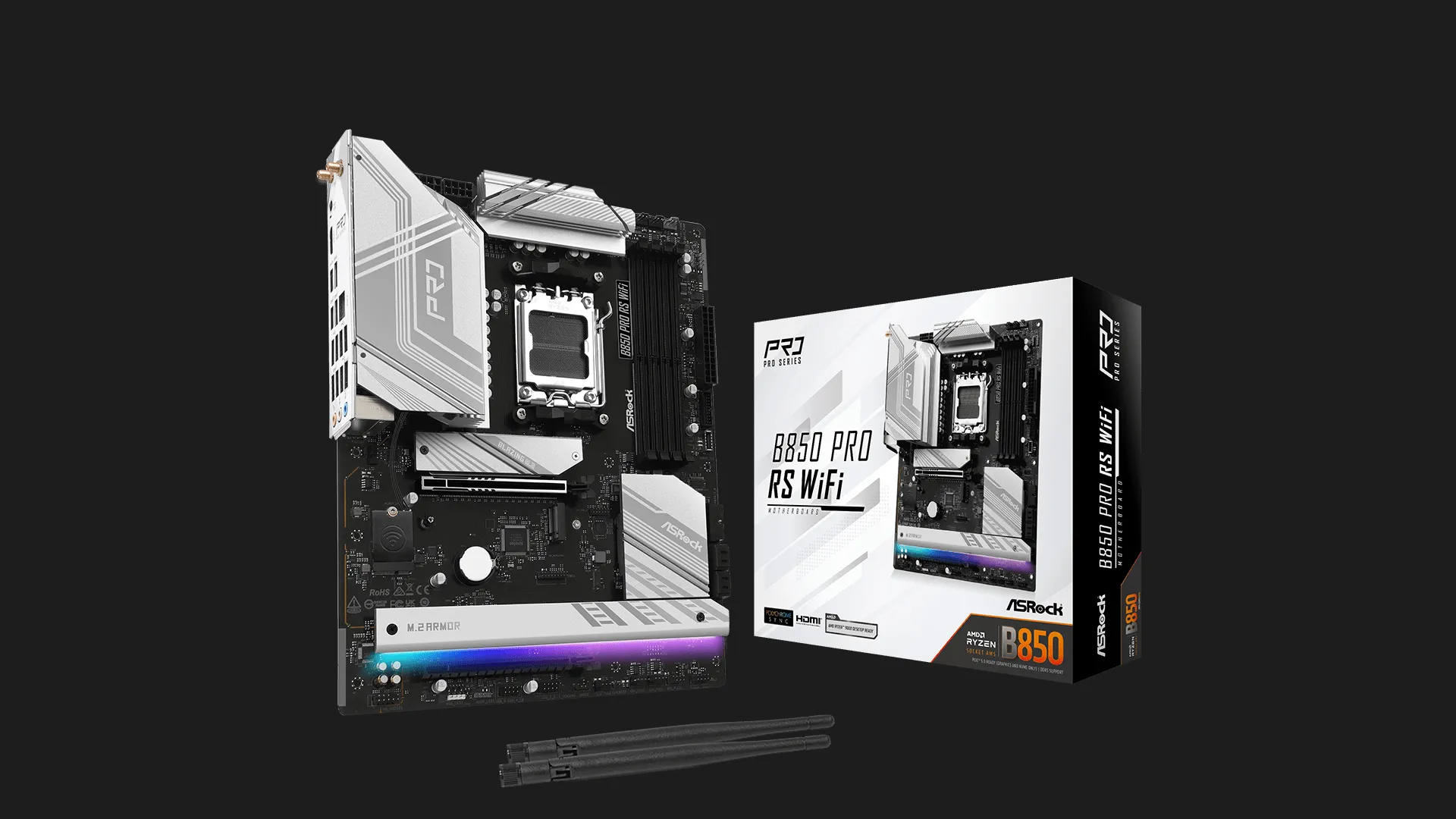 Материнська плата ASRock B850 PRO RS WIFI (B850 PRO RS WIFI)