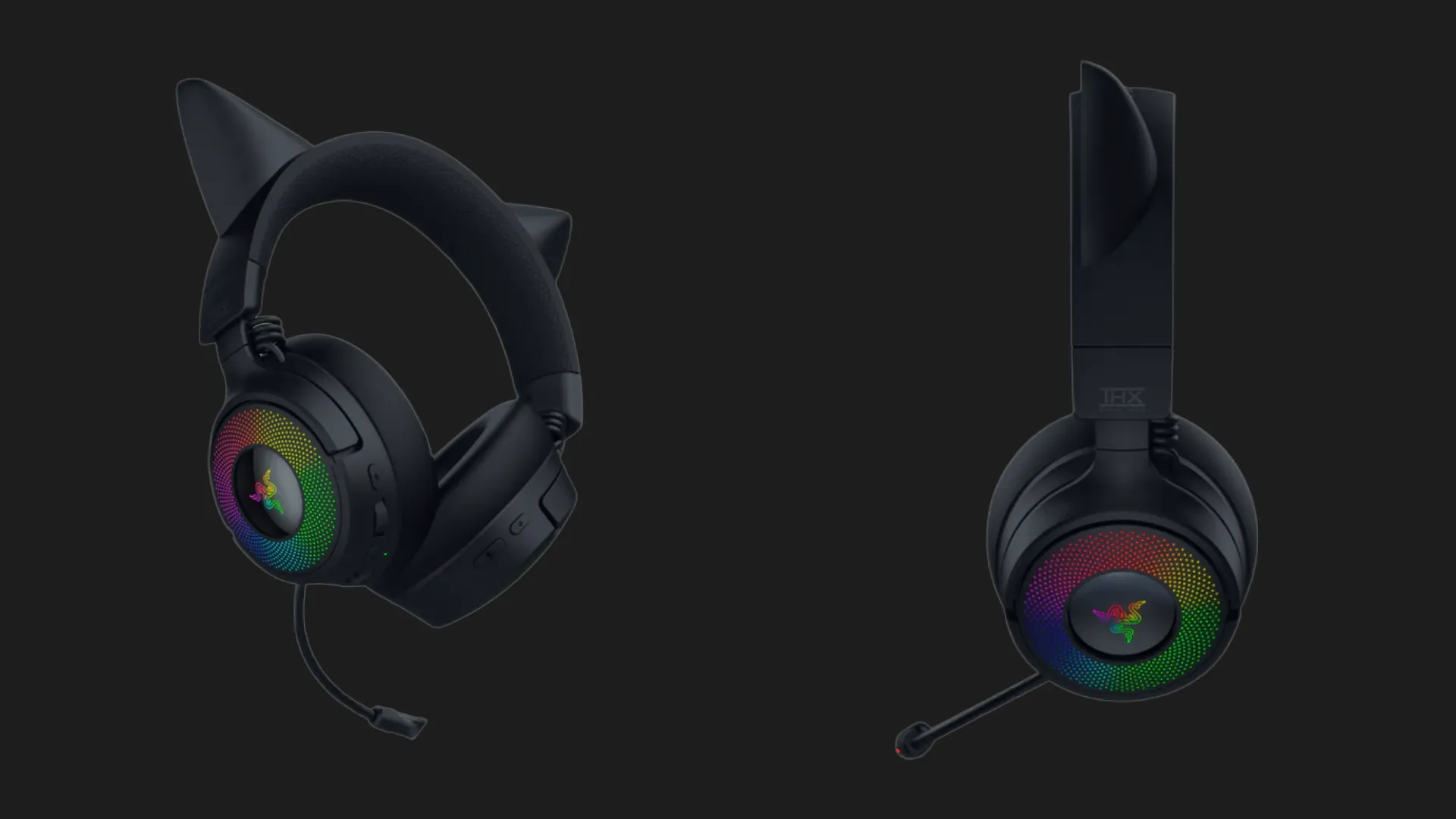 Игровая гарнитура RAZER Kraken Kitty V3 PRO (Black) (RZ04-05170300-R3M1) (UA)
