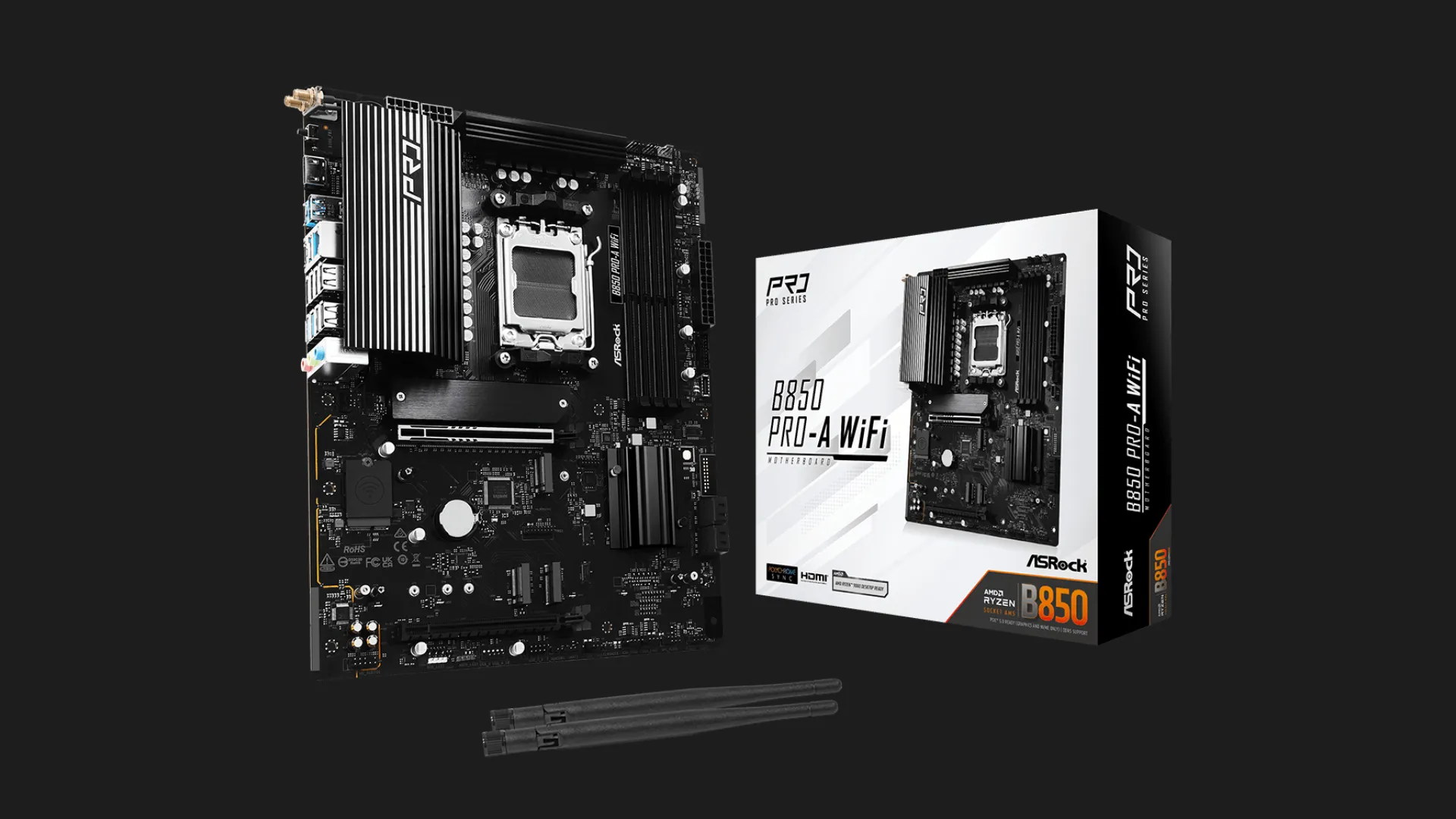 Материнська плата ASRock B850 PRO-A WIFI (B850 PRO-A WIFI)