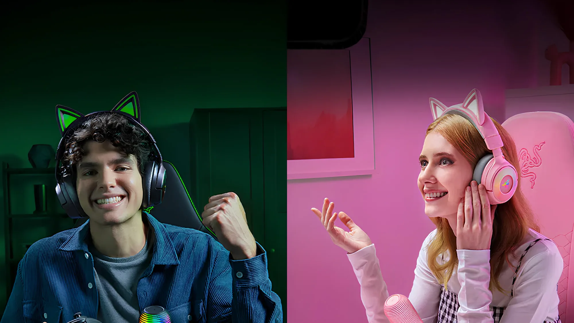 Игровая гарнитура RAZER Kraken Kitty V3 PRO (Quartz) (RZ04-05170200-R3M1) (UA)