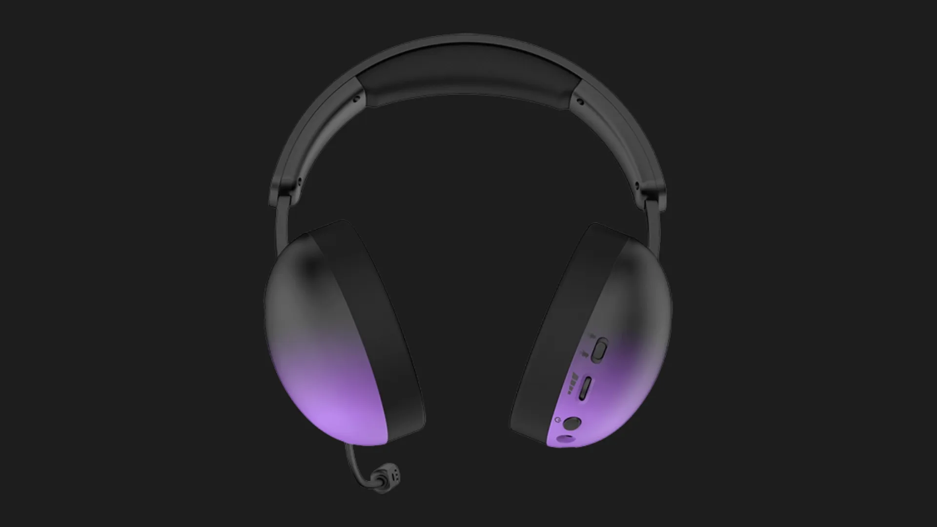 Ігрова гарнітура HATOR Hellyberry HH30 PRO wireless (black/violet) (HH30_PRO_wireless_BV) (UA)