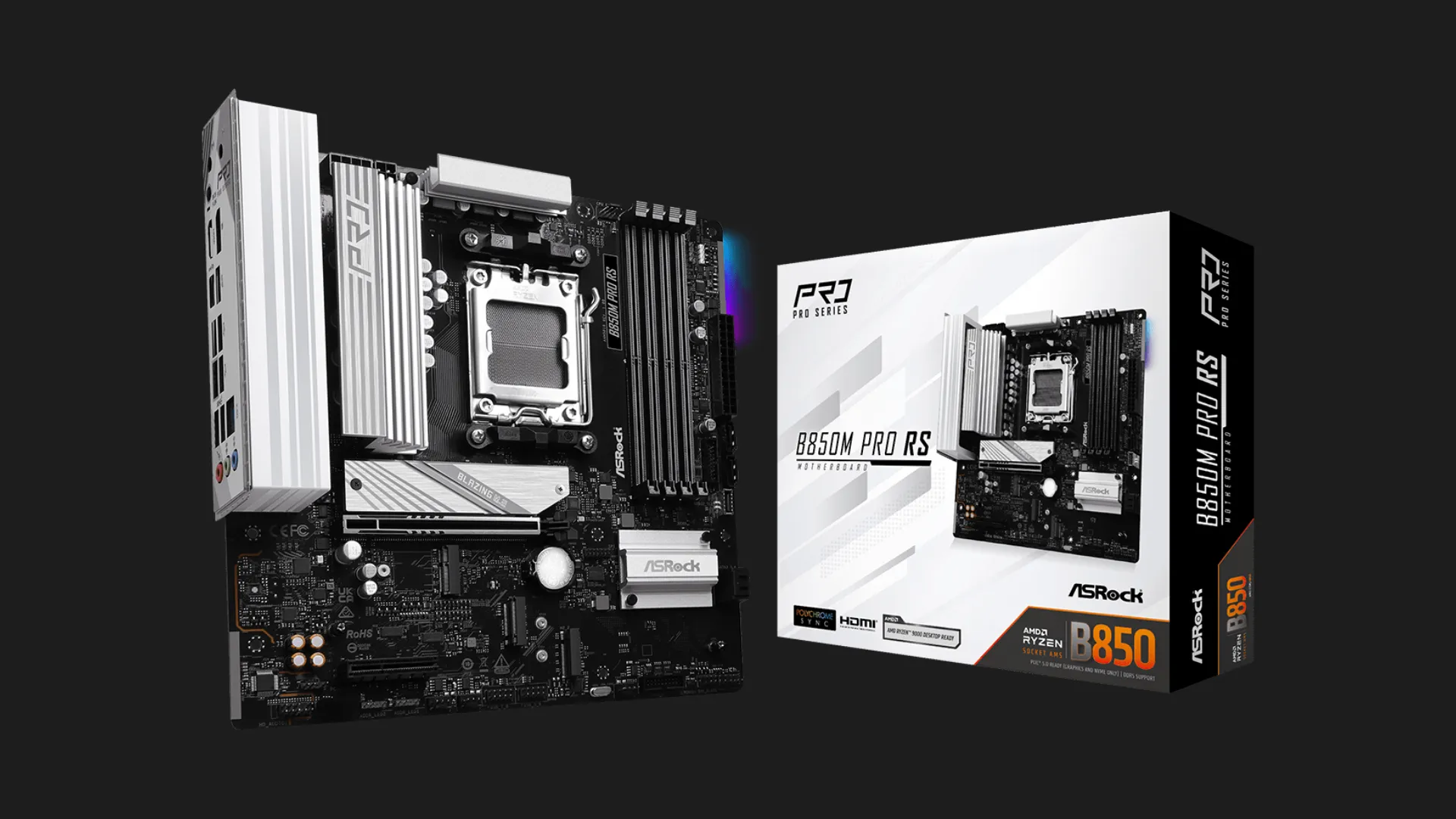 Материнская плата ASRock B850M PRO RS (B850M PRO RS)