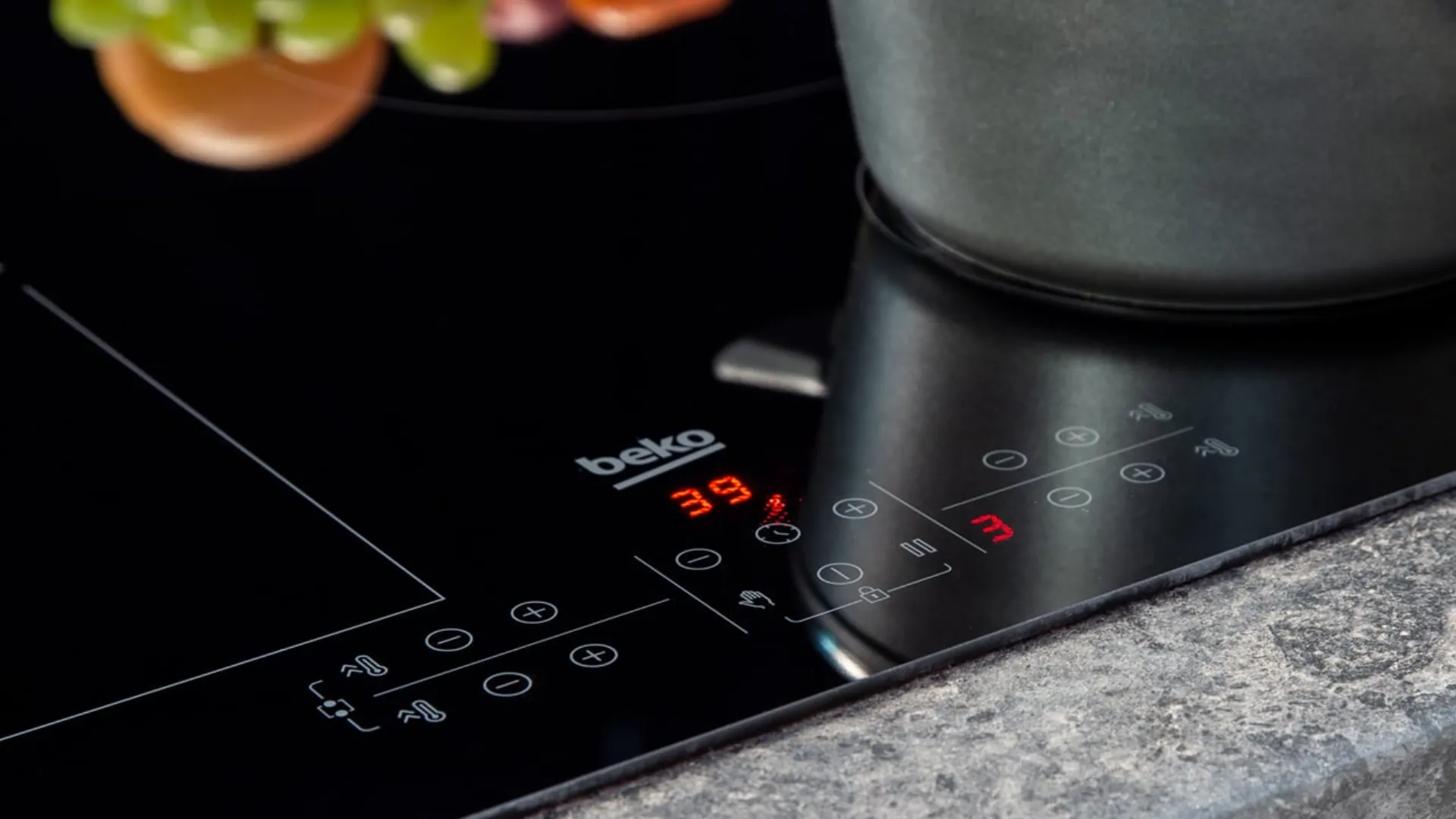 Варочная панель Beko индукционная, 60см, расширенная зона (HII64200FMT) (Black)