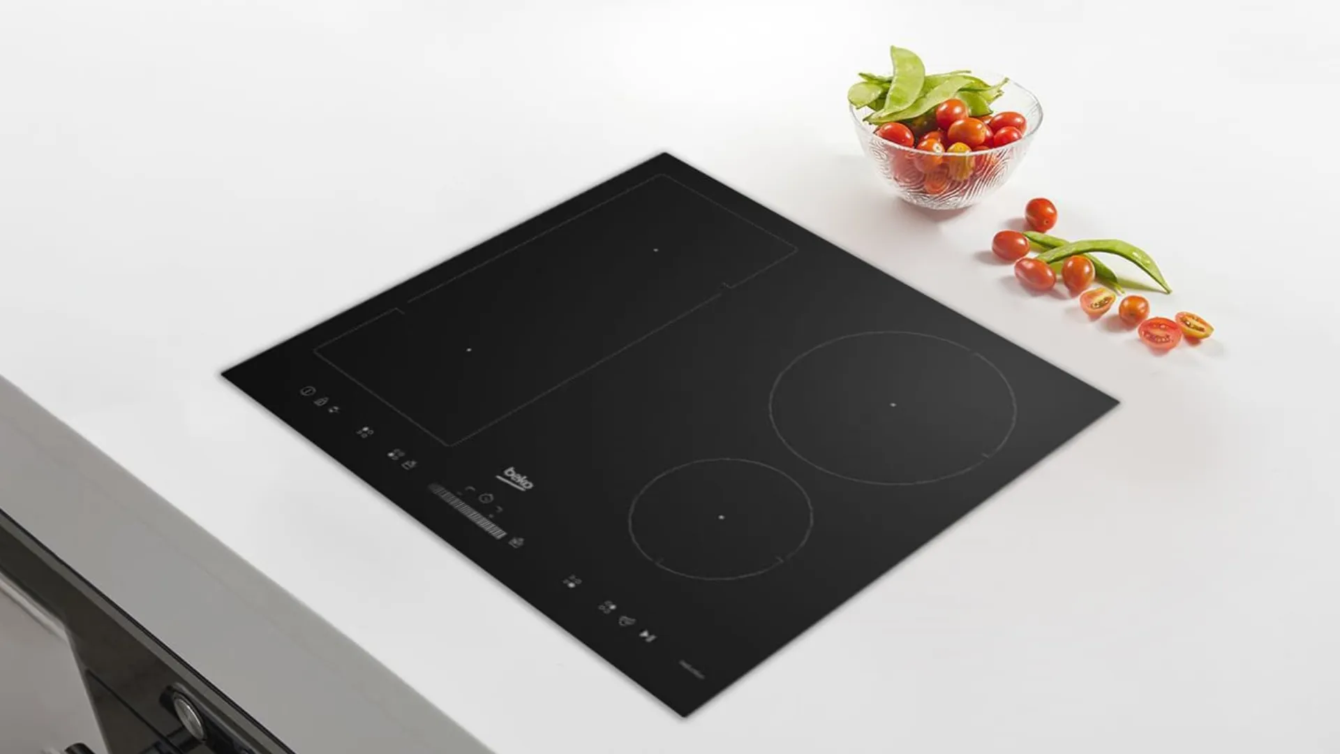 Варочная панель Beko индукционная, 60см, расширенная зона (HII64500UFT) (Black)