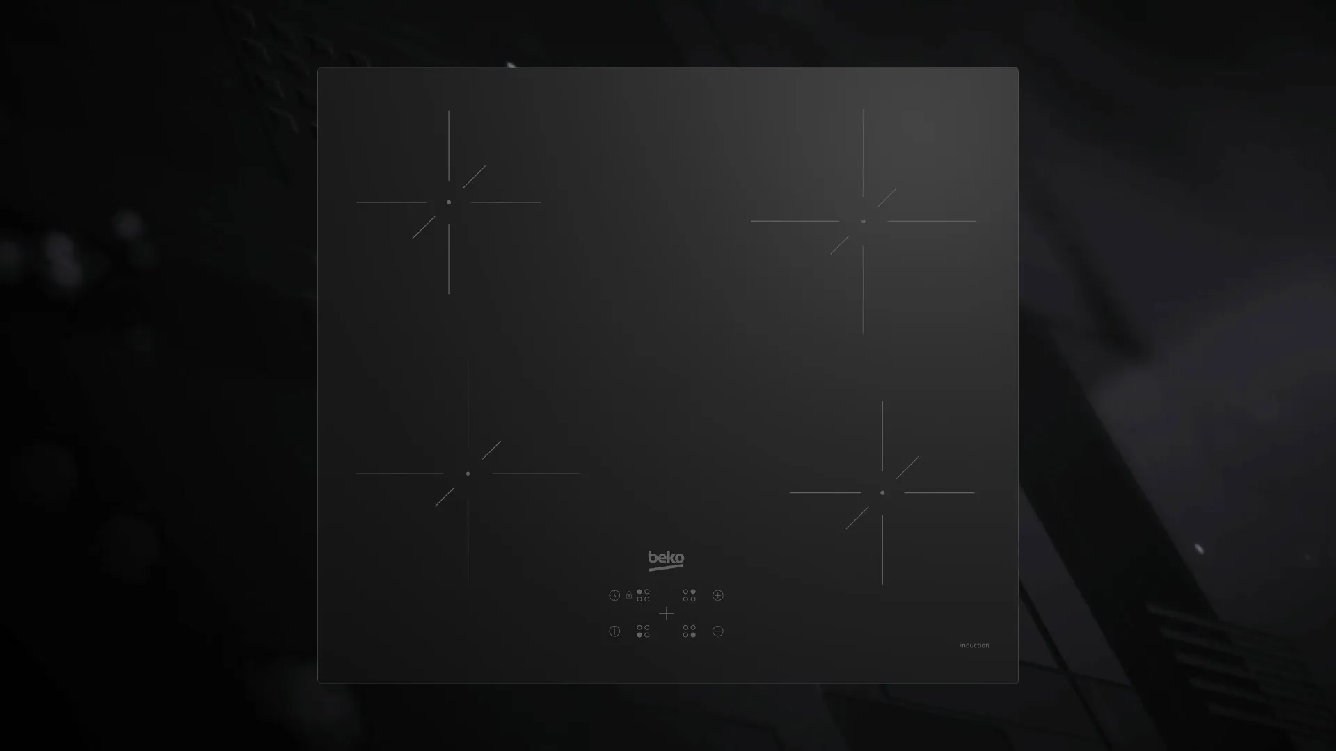 Варочная панель Beko индукционная, 60см, черный (HII64400QT) (Black)