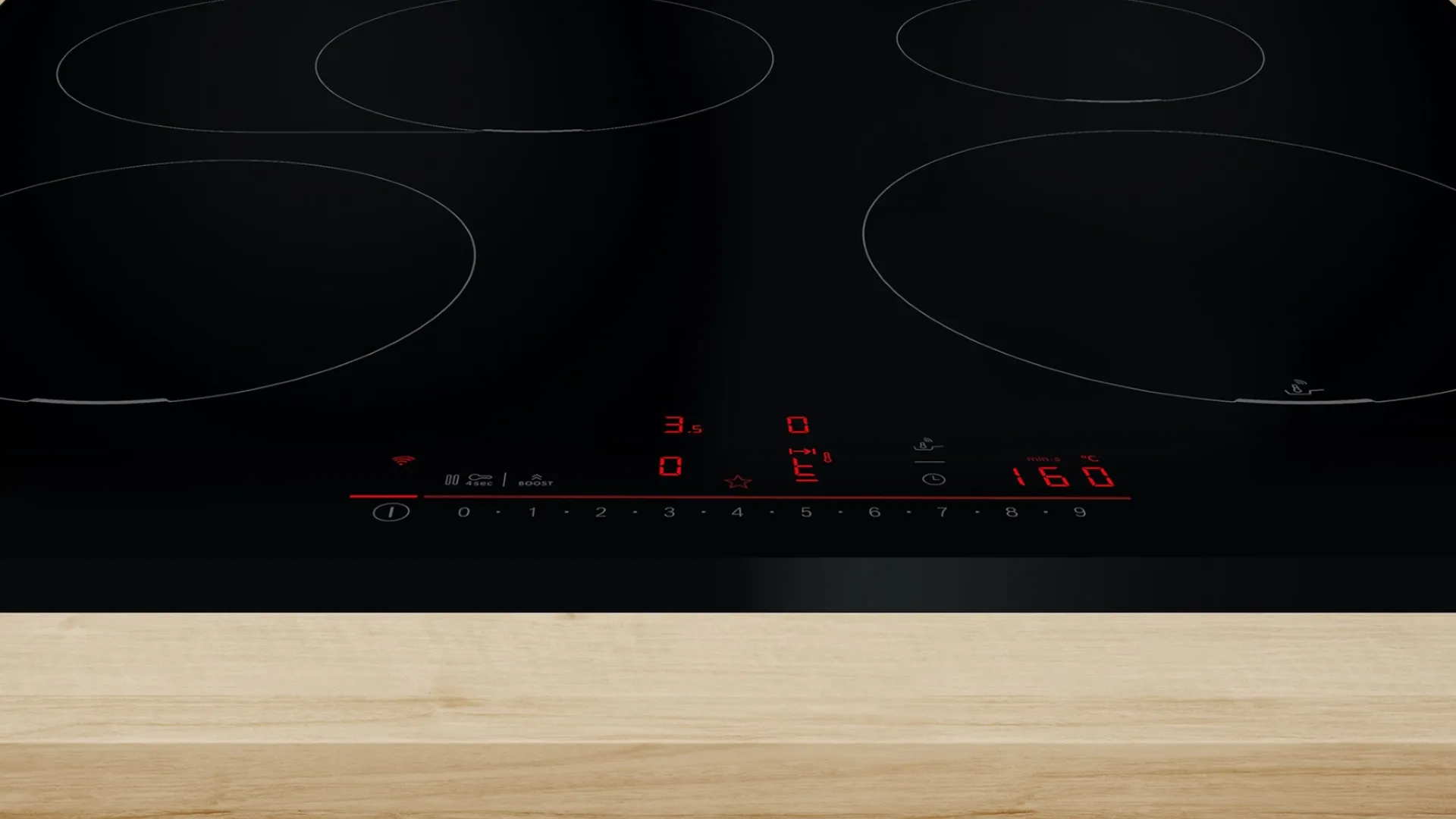 Варильна поверхня Bosch індукційна, 60см, PerfectFry Plus, Home Connect (PIF651HC1E) (Black)