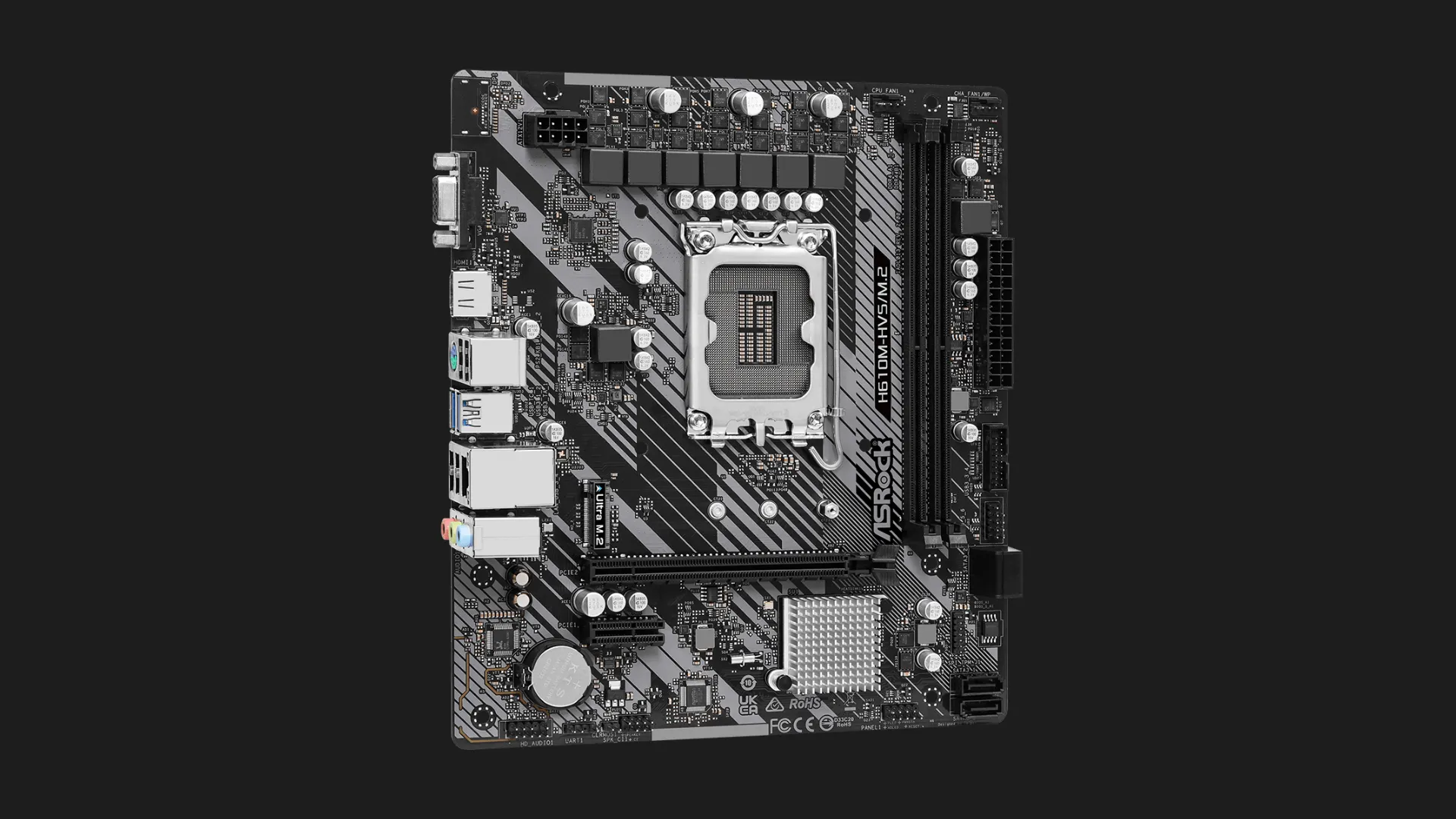 Материнська плата ASRock H610M-HVS/M.2 R2.0 (H610M-HVS/M.2 R2.0)