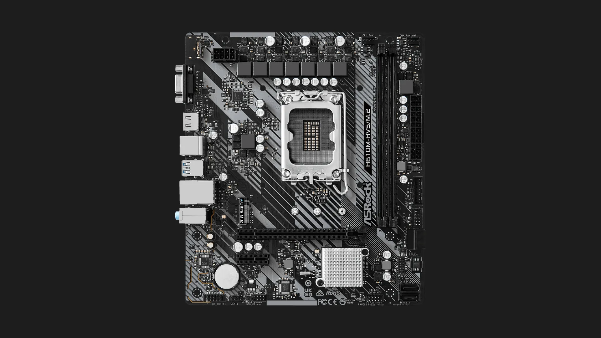 Материнська плата ASRock H610M-HVS/M.2 R2.0 (H610M-HVS/M.2 R2.0)