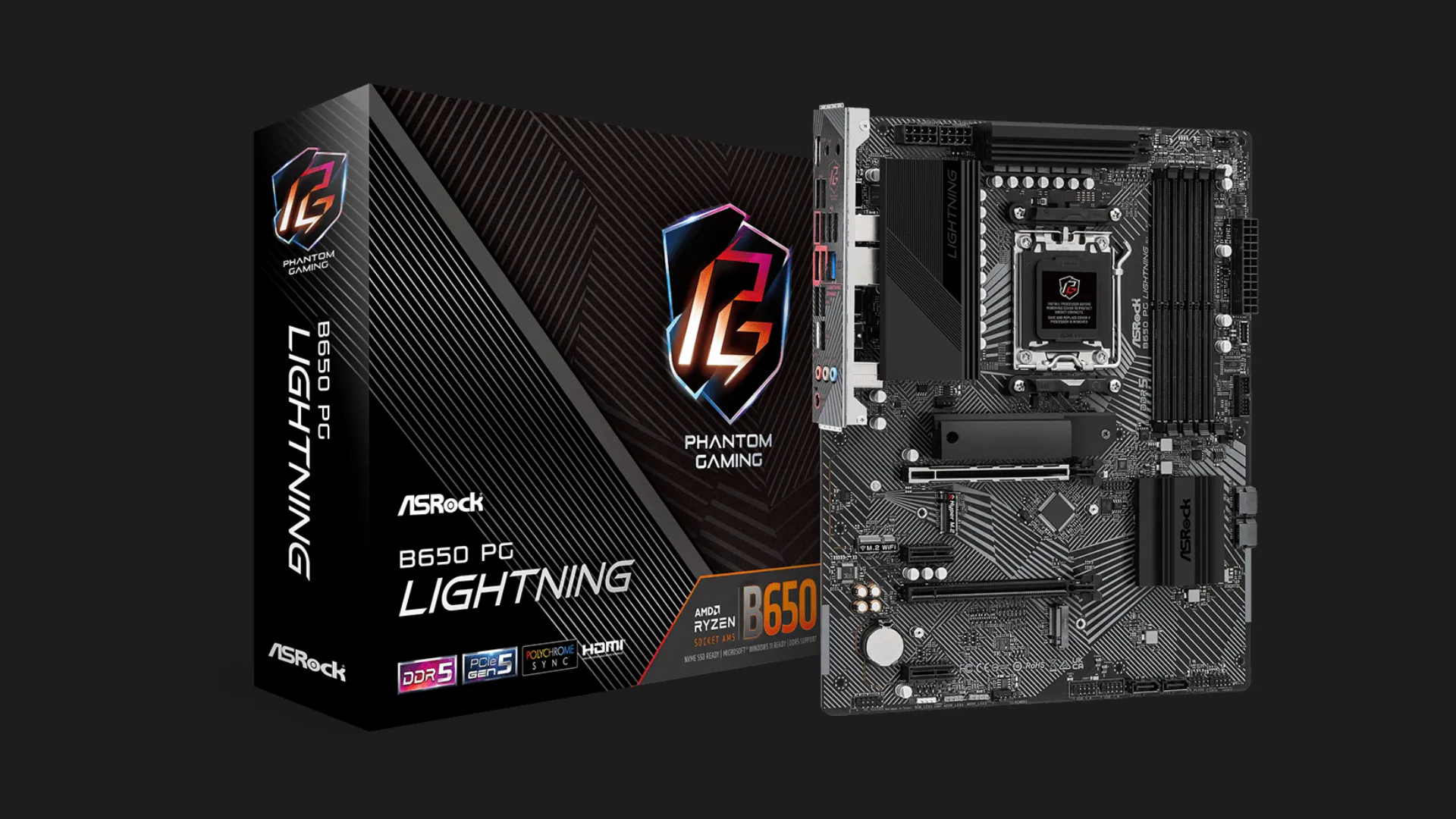 Материнська плата ASRock B650 PG LIGHTNING (B650 PG LIGHTNING)