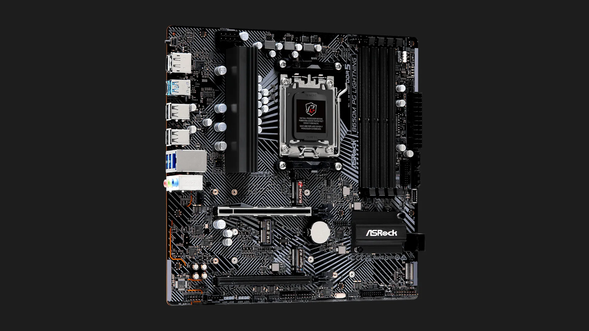 Материнська плата ASRock B650M PG LIGHTNING (B650M PG LIGHTNING)