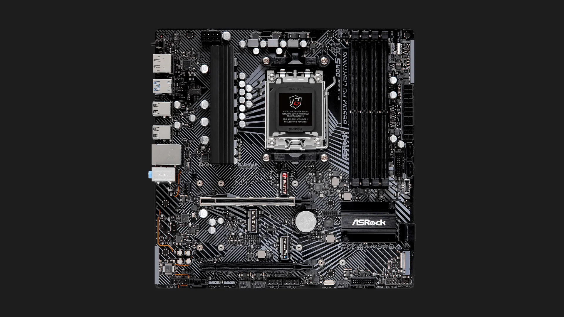 Материнська плата ASRock B650M PG LIGHTNING (B650M PG LIGHTNING)