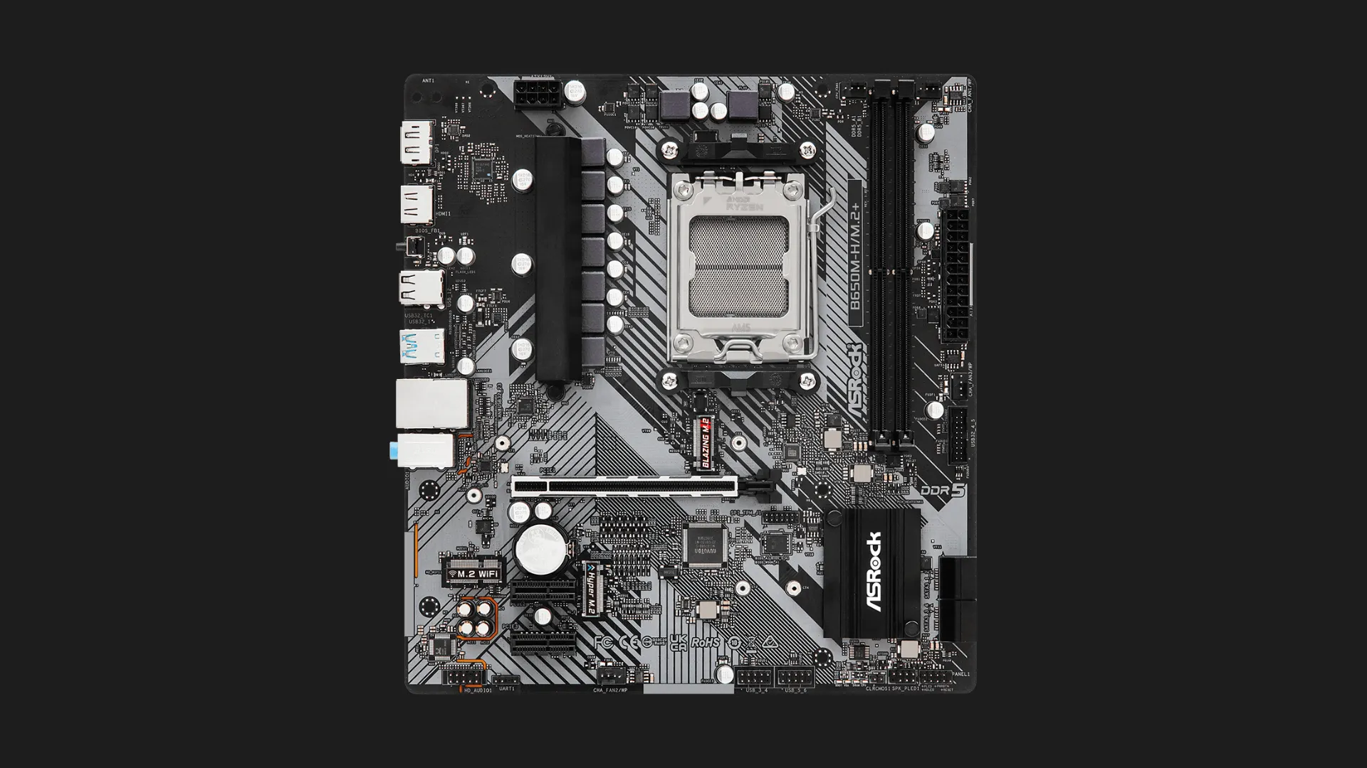 Материнська плата ASRock B650M-H/M.2+ (B650M-H/M.2+)