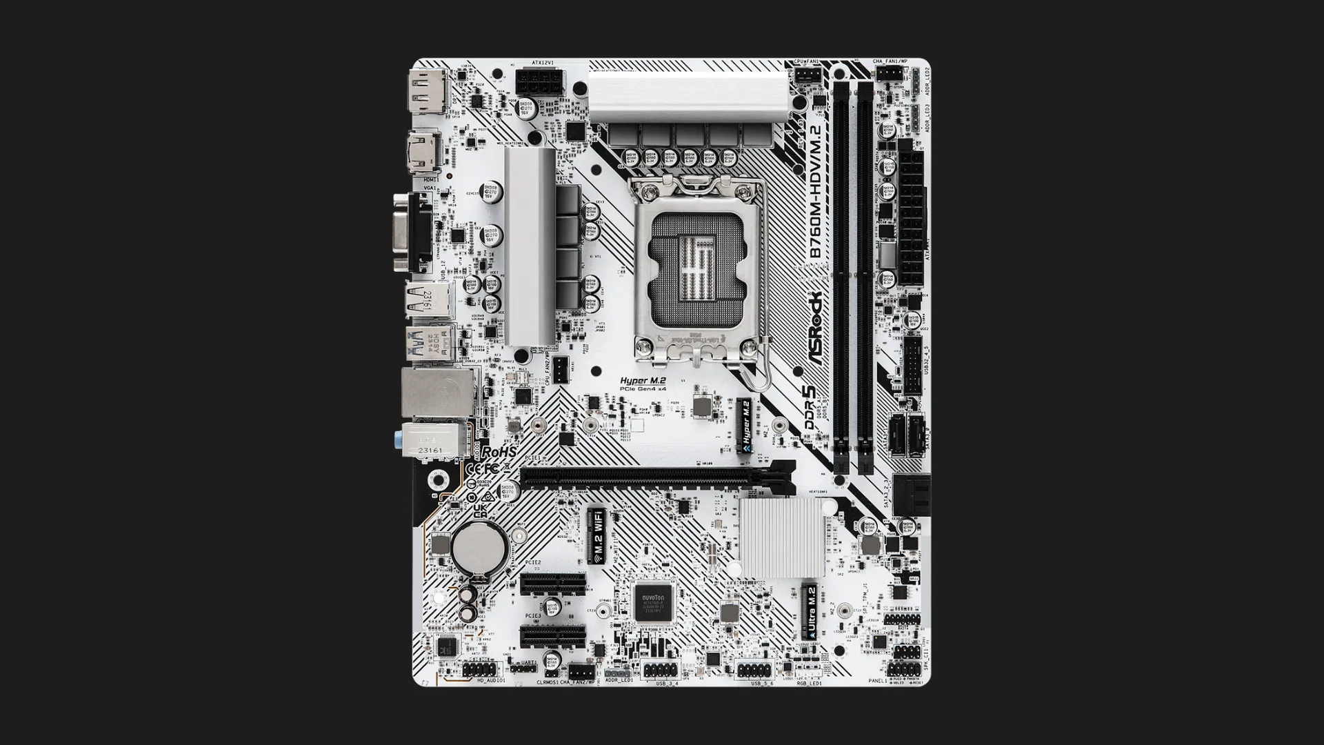 Материнська плата ASRock B760M-HDV/M.2 (B760M-HDV/M.2)